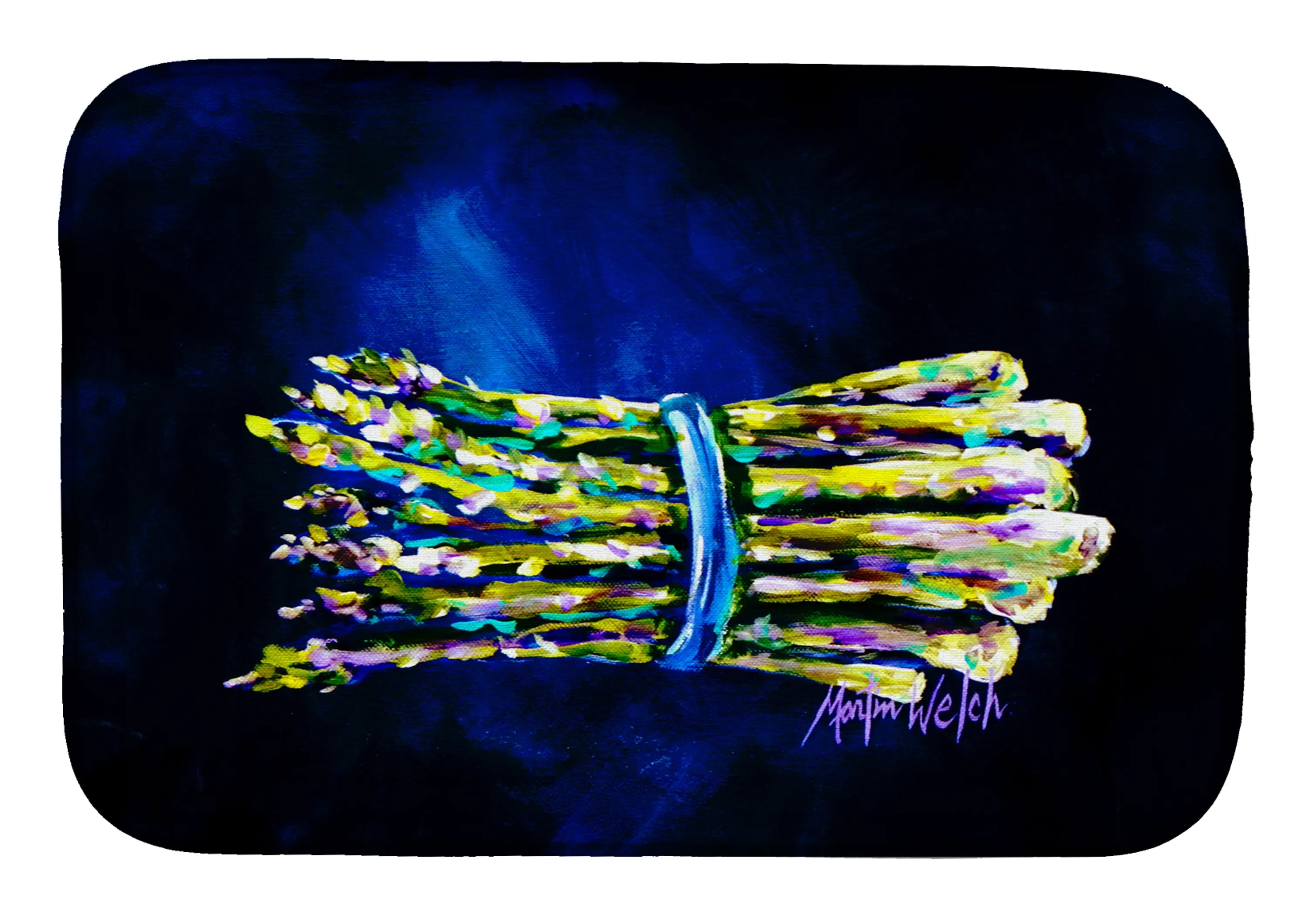Martin Welch New Artwork Dish Drying Mat - Size: 14  X 21" | Pack Of: 1 | Collection name: Martin welch new artwork