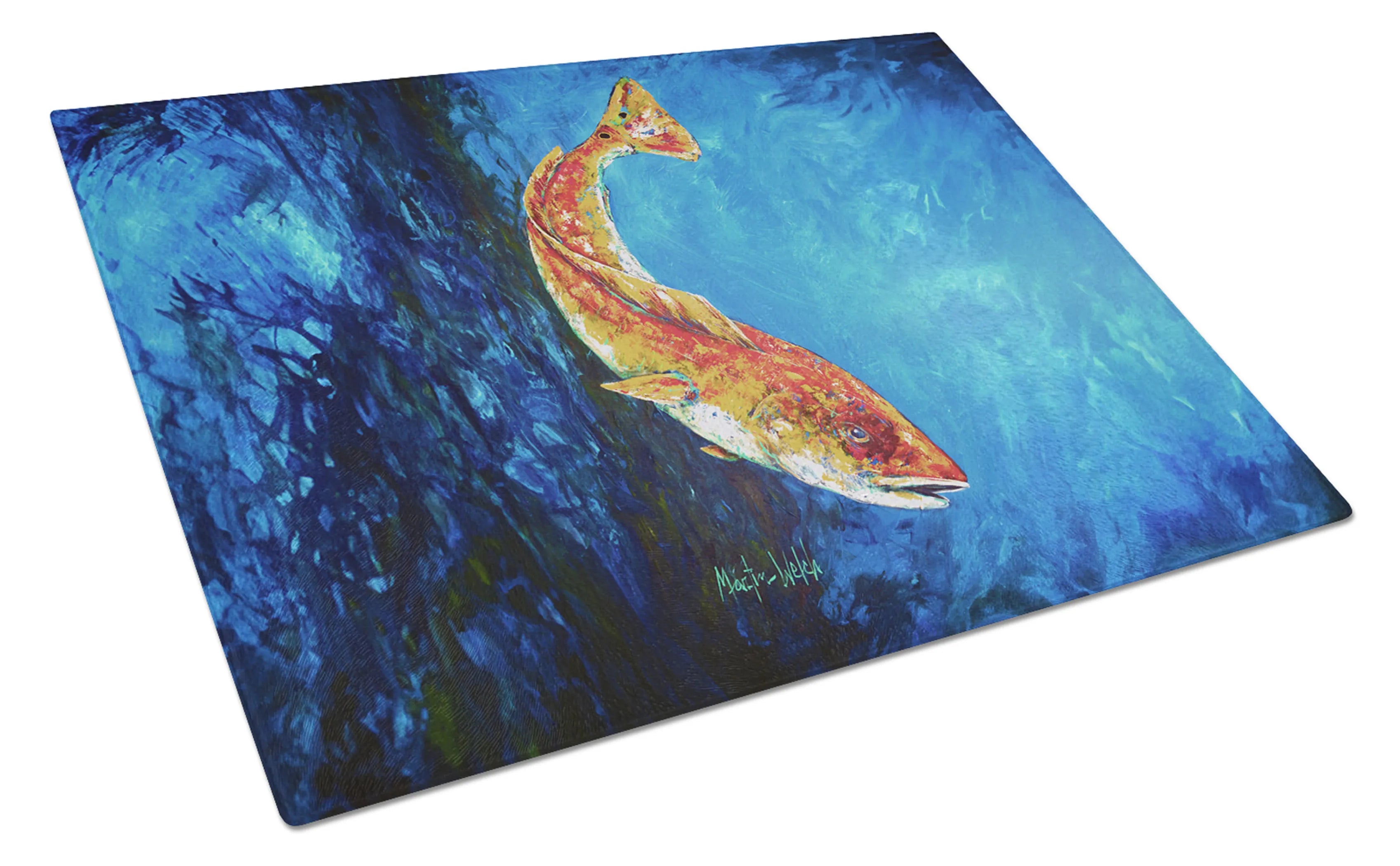 Martin Welch New Artwork Glass Cutting Board - Size: LARGE | Pack Of: 1 | Collection name: Martin welch new artwork