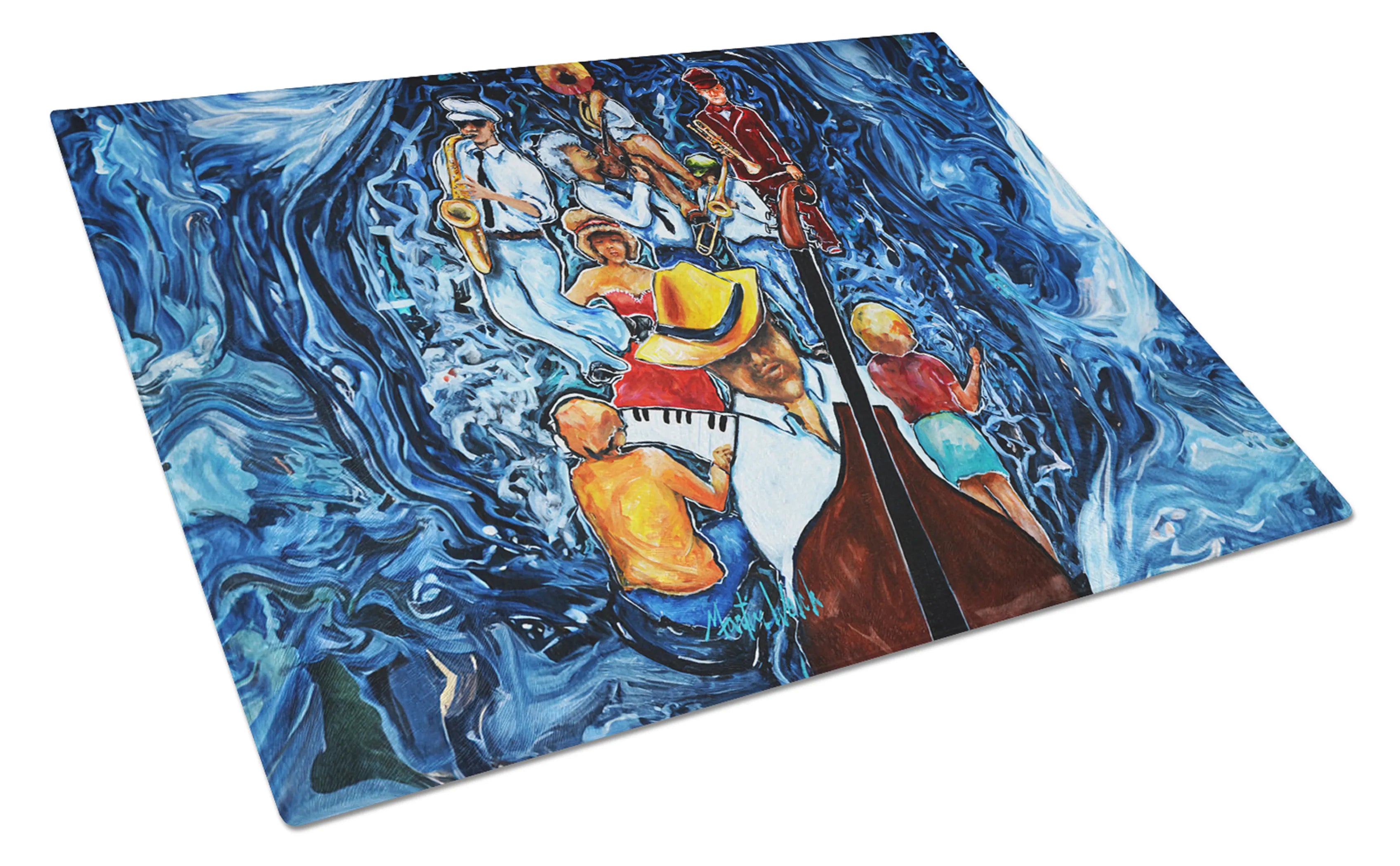 Martin Welch New Artwork Glass Cutting Board - Size: LARGE | Pack Of: 1 | Collection name: Martin welch new artwork