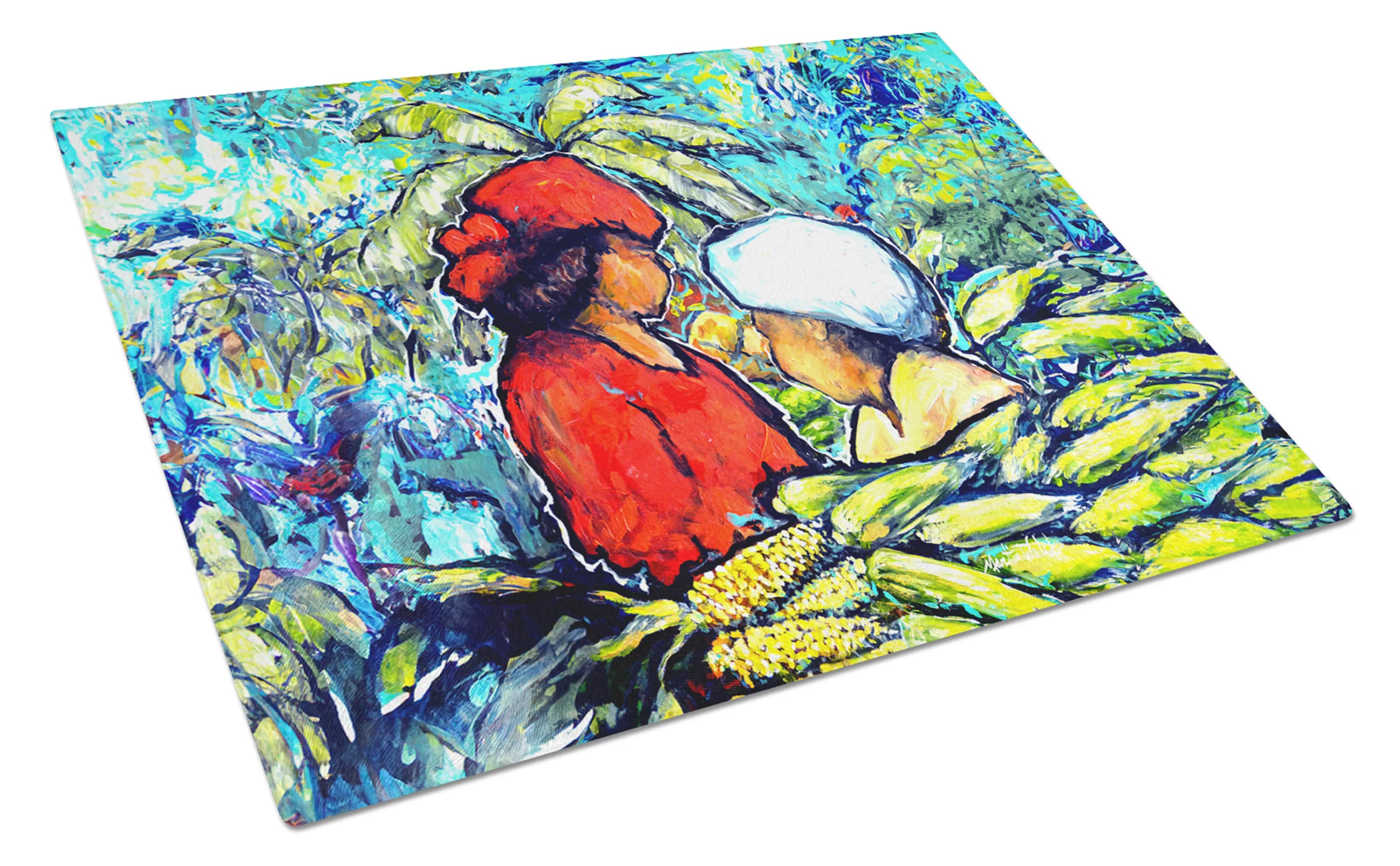 Martin Welch New Artwork Glass Cutting Board - Size: LARGE | Pack Of: 1 | Collection name: Martin welch new artwork