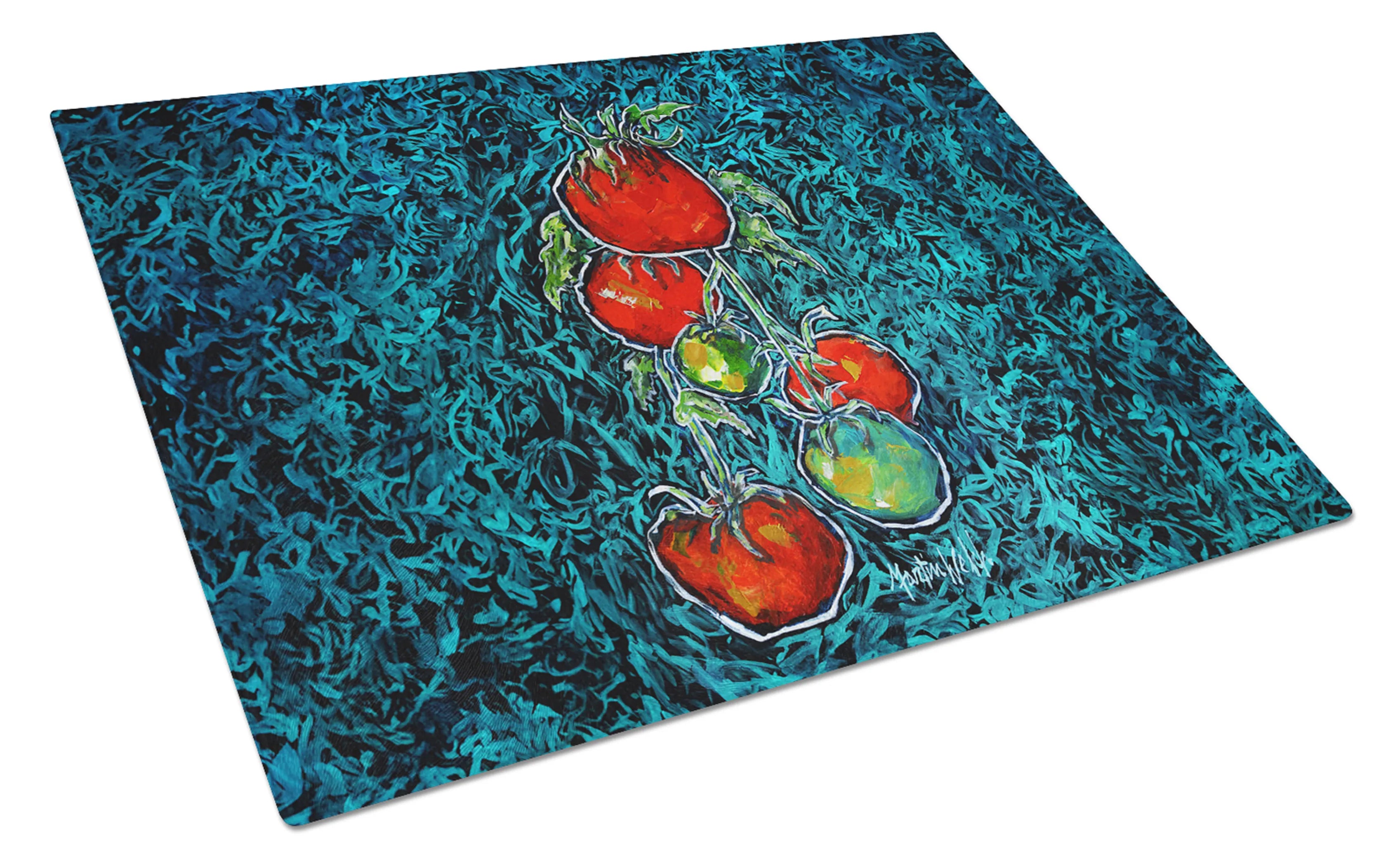 Martin Welch New Artwork Glass Cutting Board - Size: LARGE | Pack Of: 1 | Collection name: Martin welch new artwork