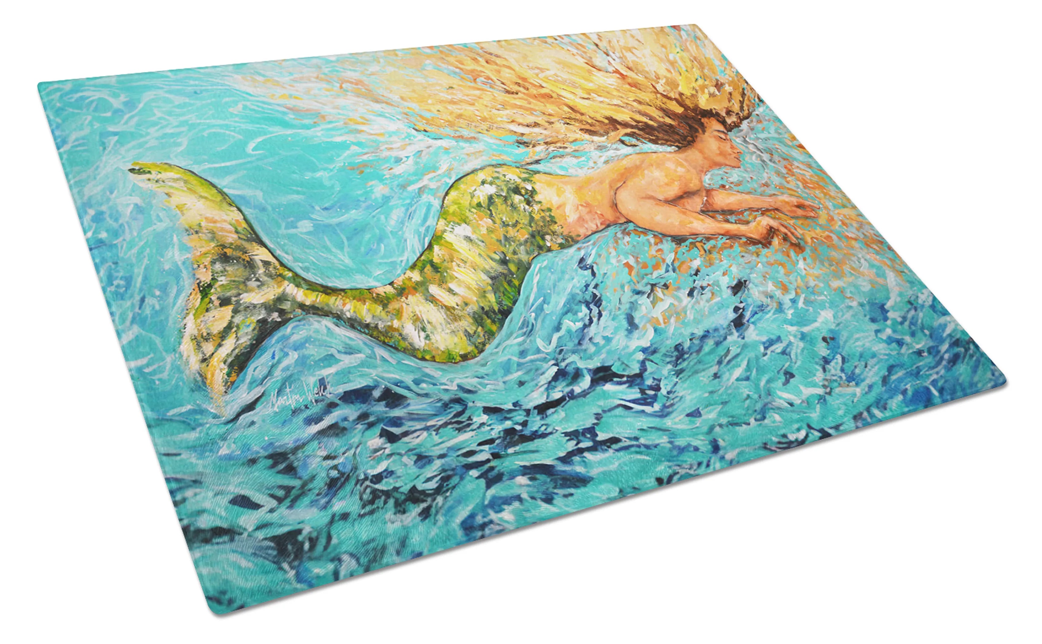 Martin Welch New Artwork Glass Cutting Board - Size: LARGE | Pack Of: 1 | Collection name: Martin welch new artwork