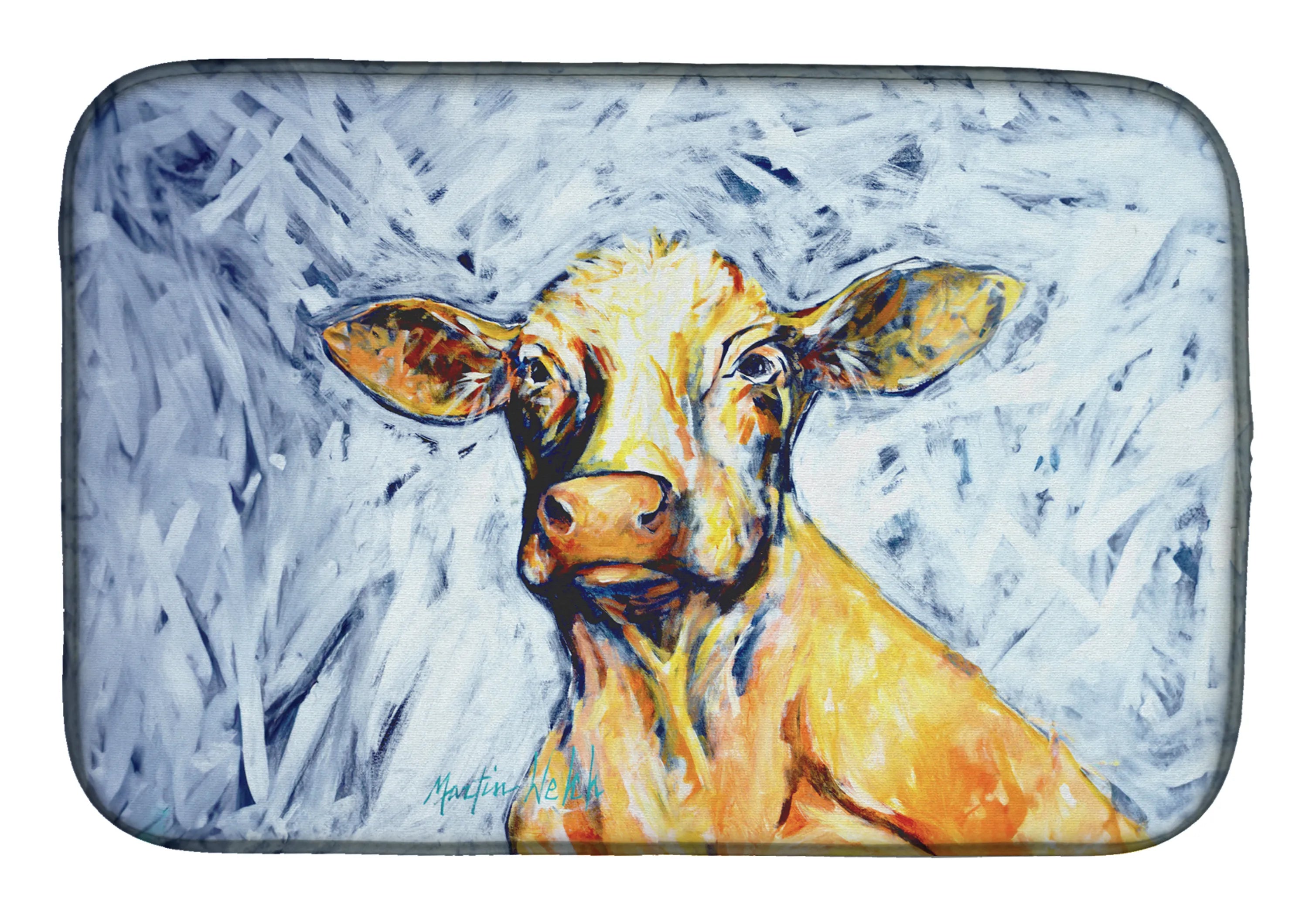Martin Welch New Artwork Dish Drying Mat - Size: 14  X 21" | Pack Of: 1 | Collection name: Martin welch new artwork
