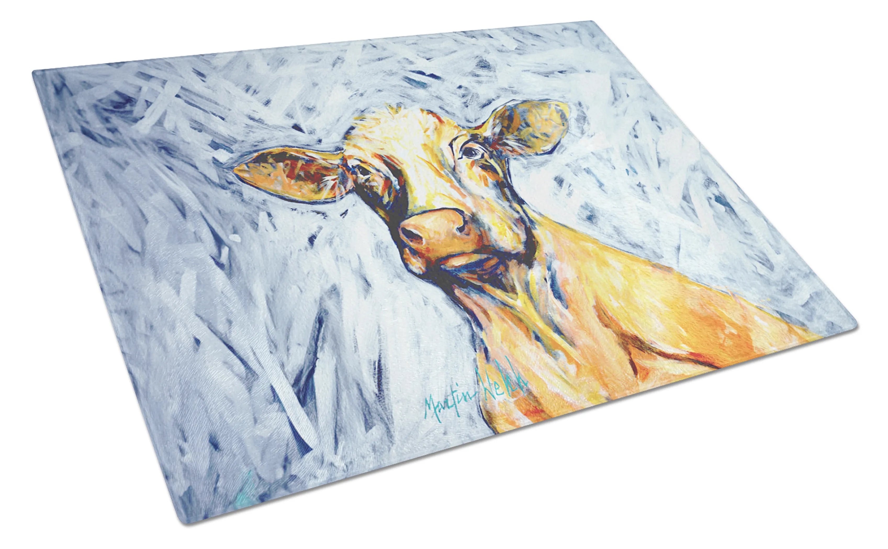 Martin Welch New Artwork Glass Cutting Board - Size: LARGE | Pack Of: 1 | Collection name: Martin welch new artwork