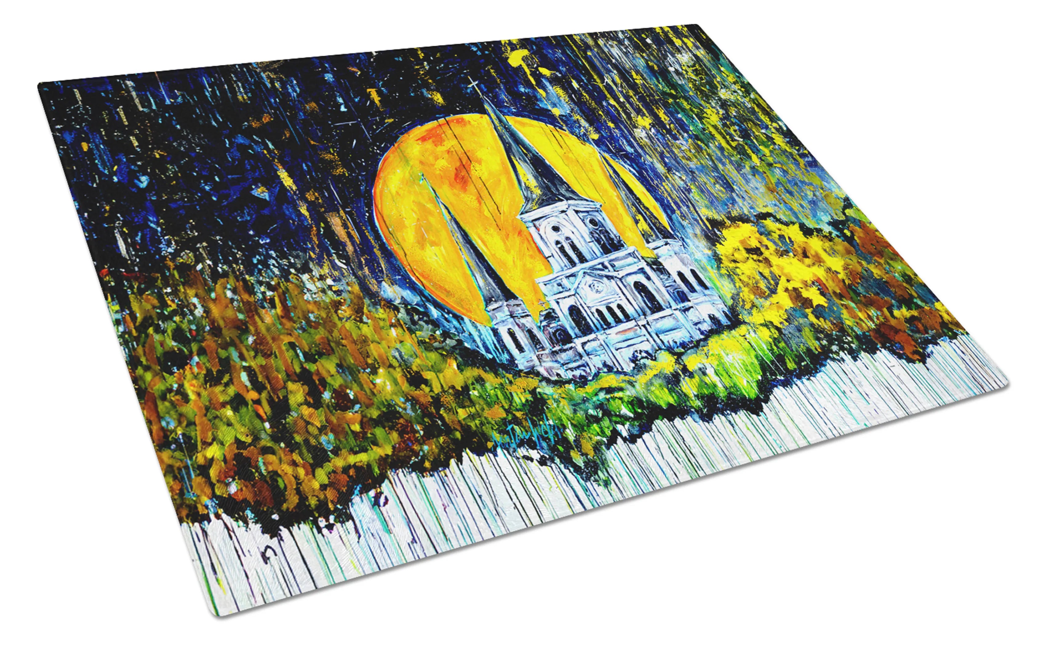 Martin Welch New Artwork Glass Cutting Board - Size: LARGE | Pack Of: 1 | Collection name: Martin welch new artwork