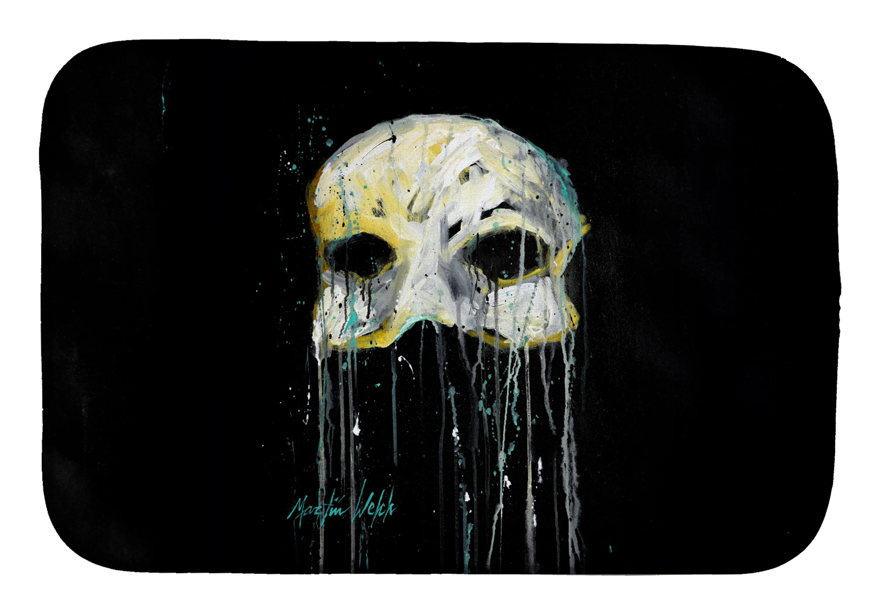 Martin Welch New Artwork Dish Drying Mat - Size: 14  X 21" | Pack Of: 1 | Collection name: Martin welch new artwork