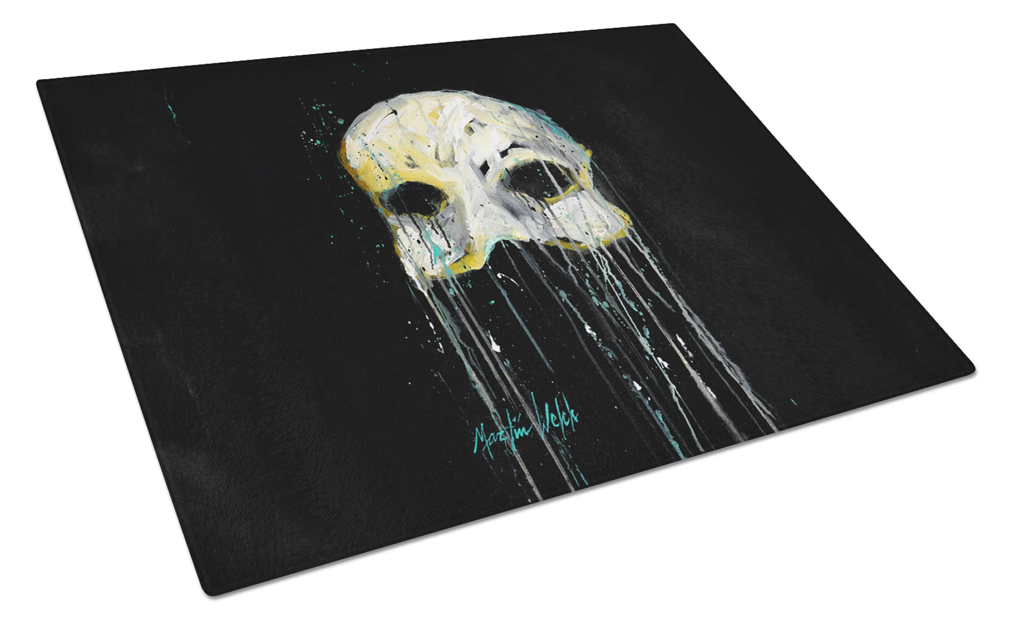 Martin Welch New Artwork Glass Cutting Board - Size: LARGE | Pack Of: 1 | Collection name: Martin welch new artwork