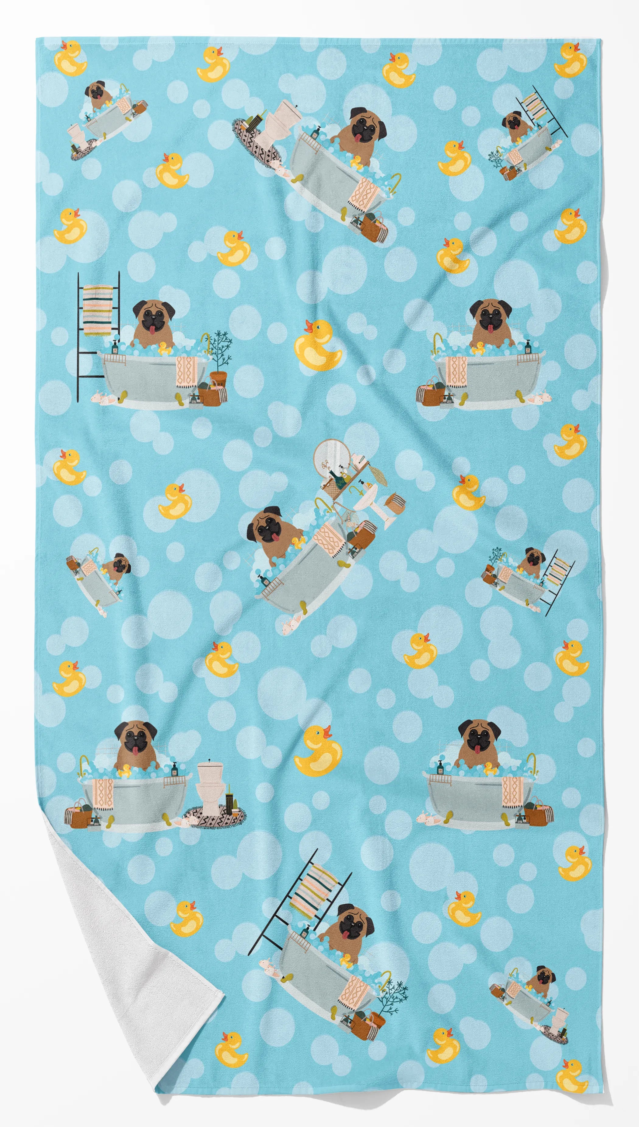 Rubadubdub Dogs Two Bath Towel Large - Pack Of: 1 | Collection name: Rubadubdub dogs two