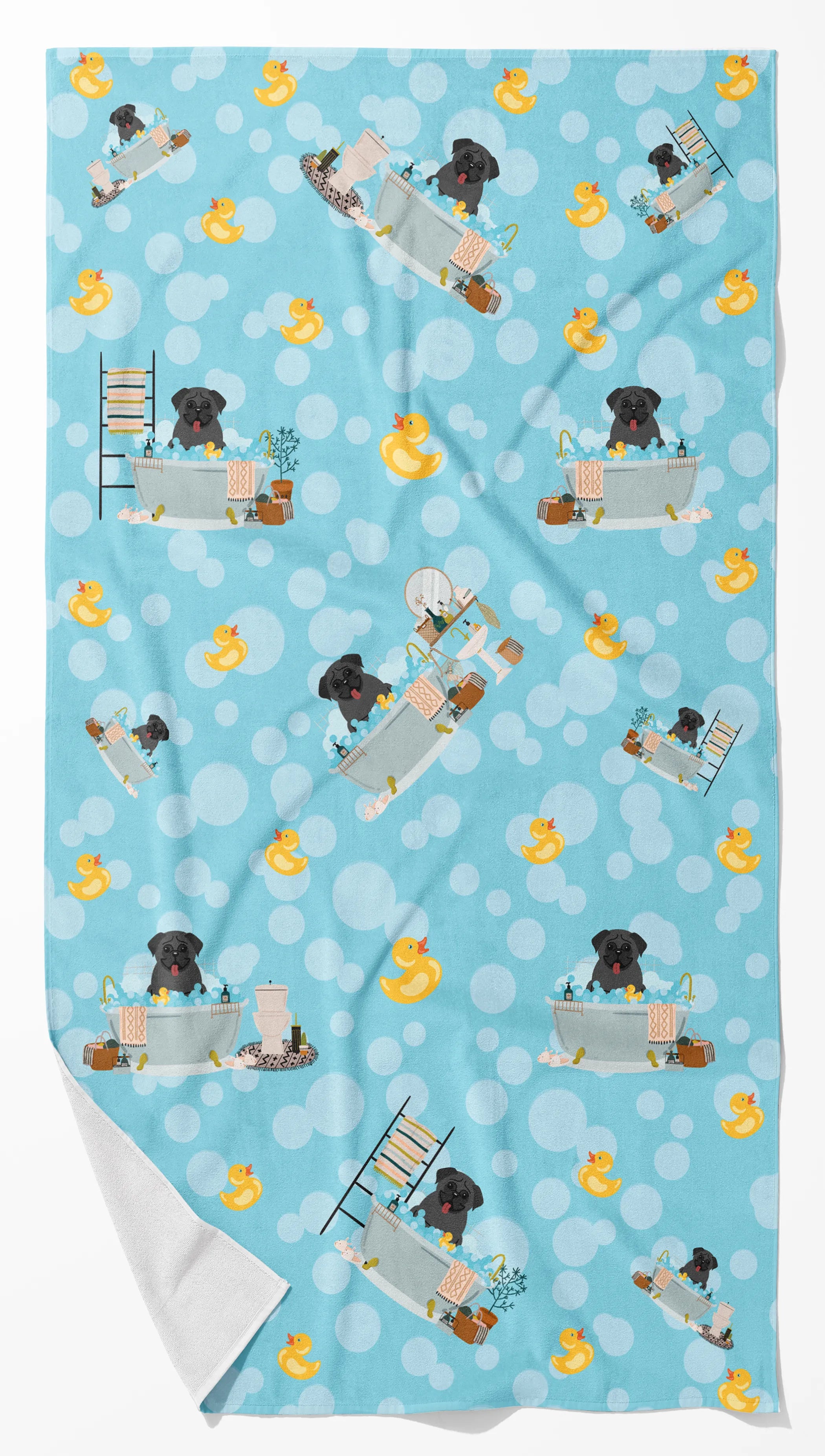 Rubadubdub Dogs Two Bath Towel Large - Pack Of: 1 | Collection name: Rubadubdub dogs two