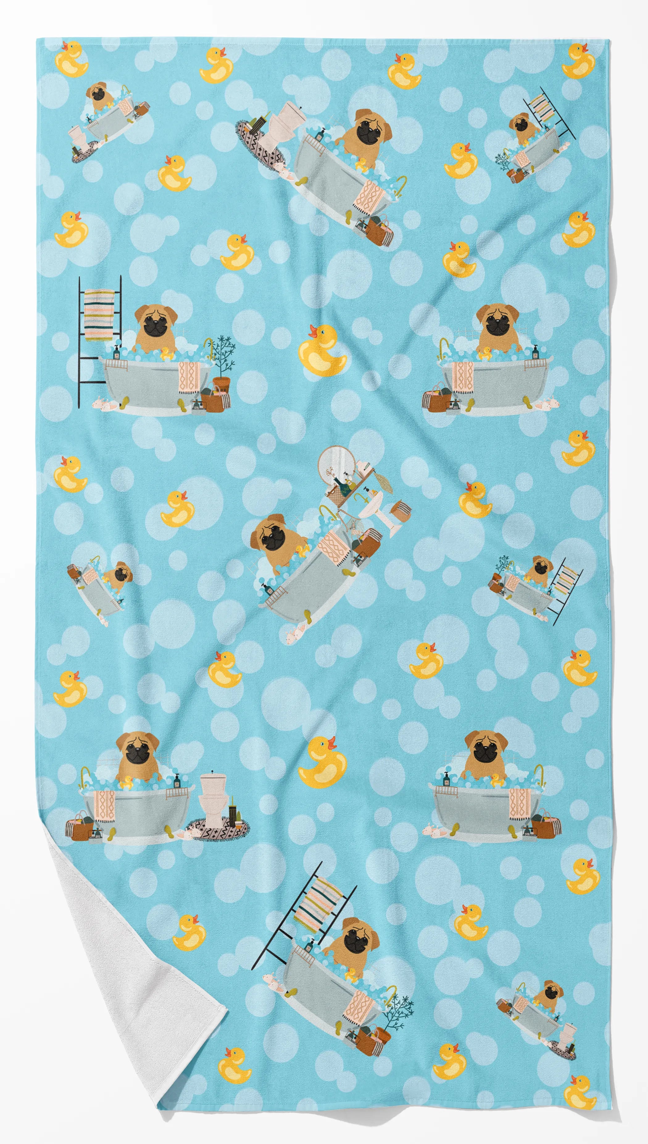 Rubadubdub Dogs Two Bath Towel Large - Pack Of: 1 | Collection name: Rubadubdub dogs two