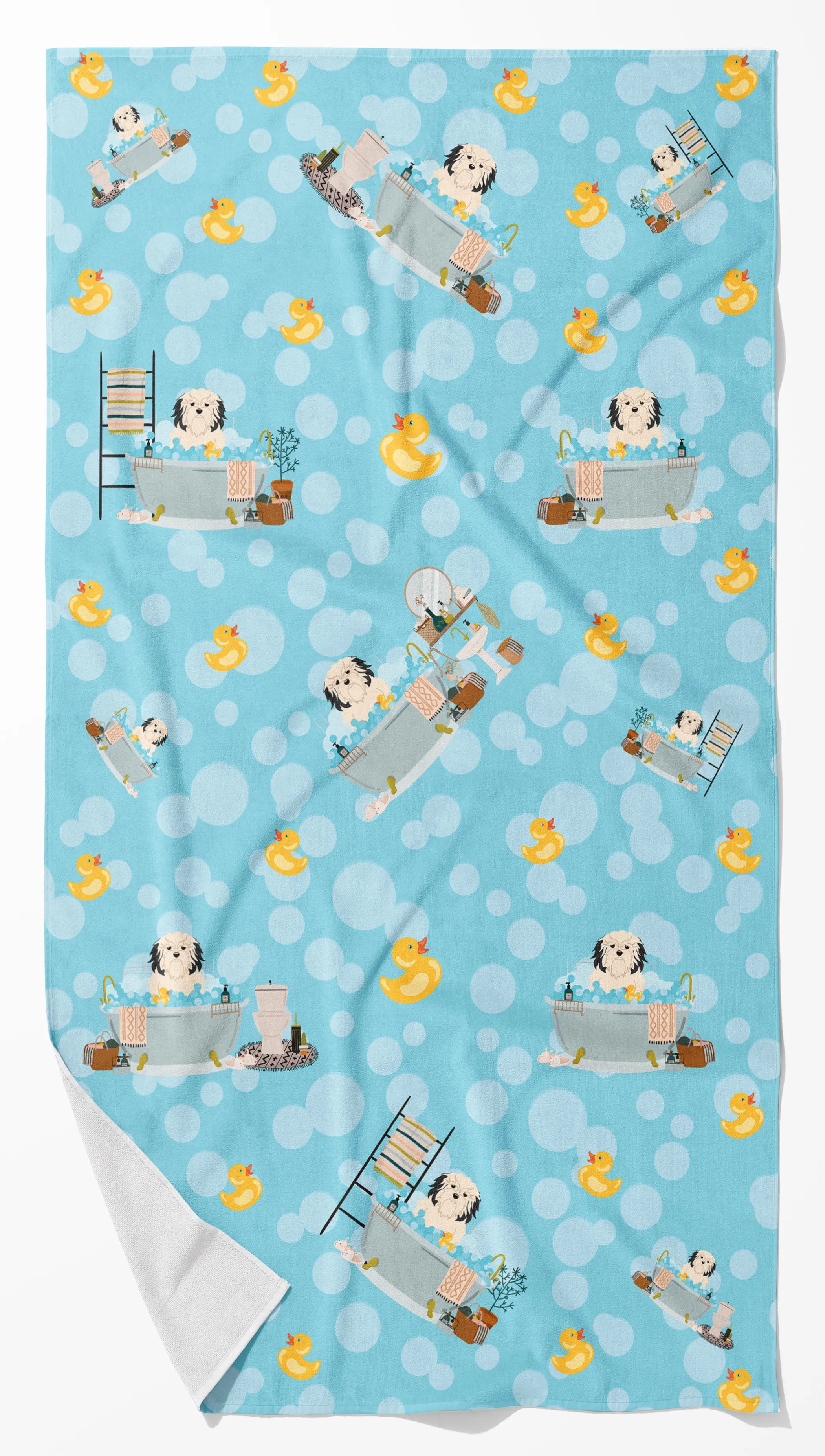 Rubadubdub Dogs Two Bath Towel Large - Pack Of: 1 | Collection name: Rubadubdub dogs two