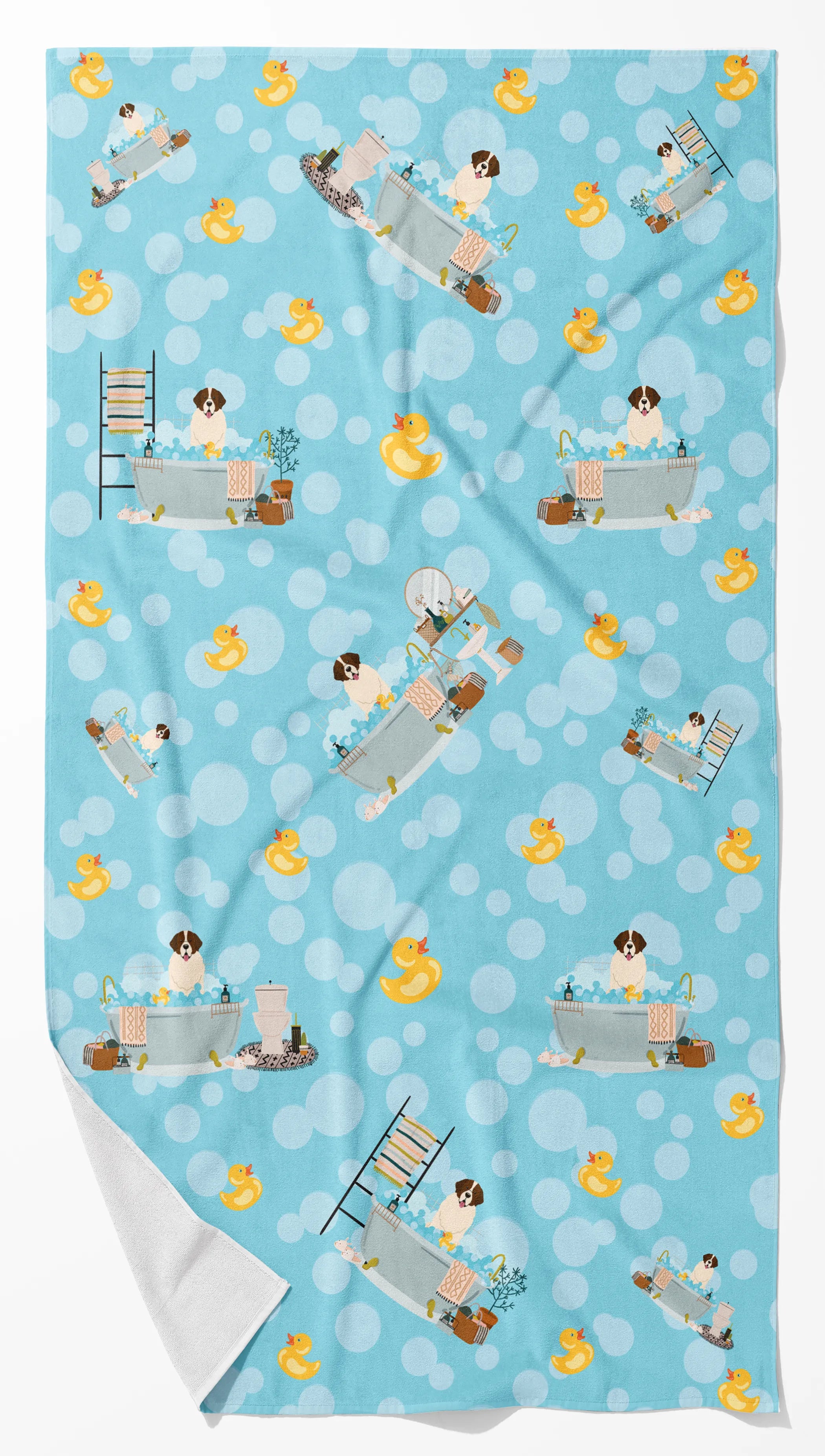 Rubadubdub Dogs Two Bath Towel Large - Pack Of: 1 | Collection name: Rubadubdub dogs two