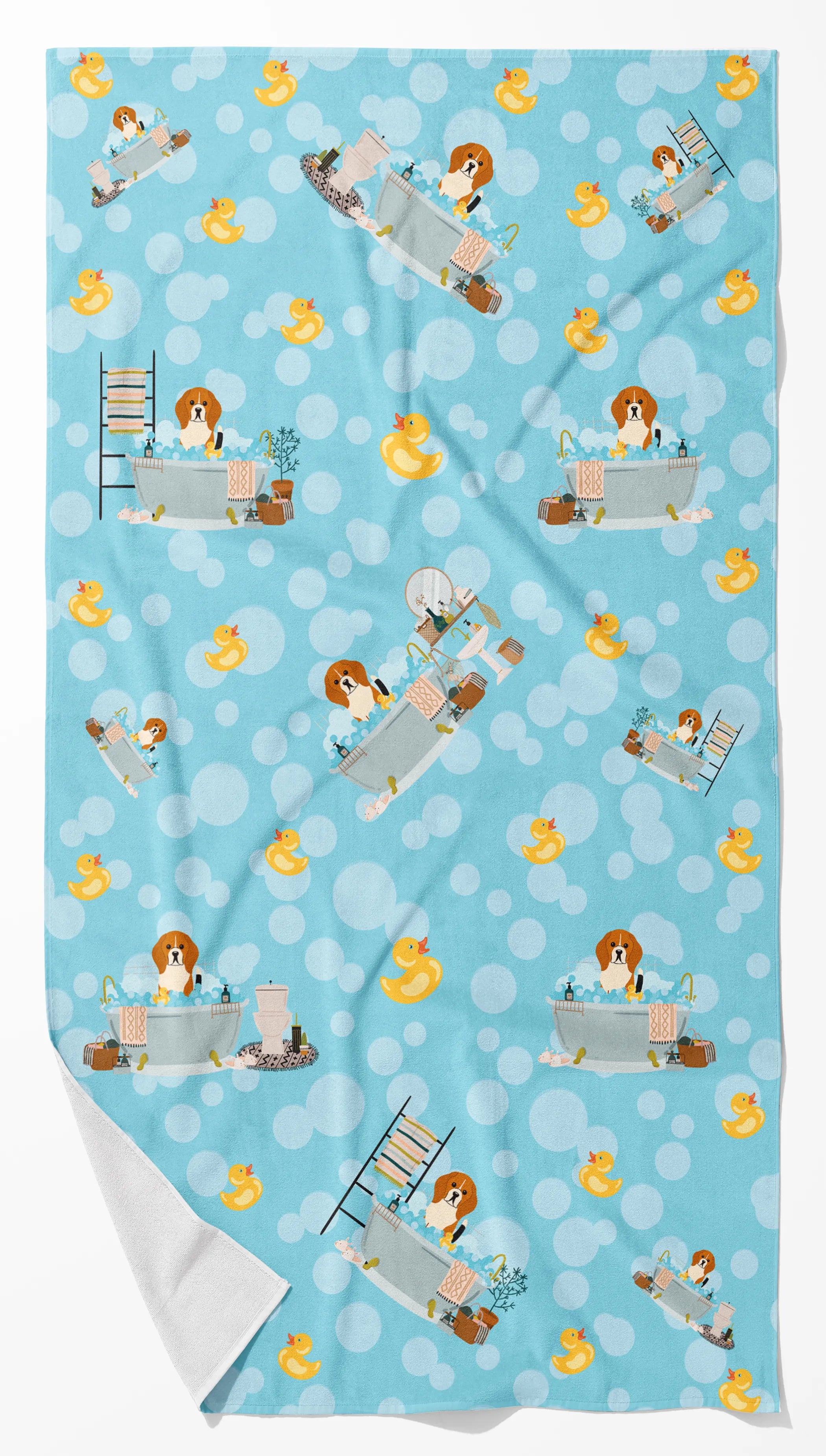 Rubadubdub Dogs Two Bath Towel Large - Pack Of: 1 | Collection name: Rubadubdub dogs two