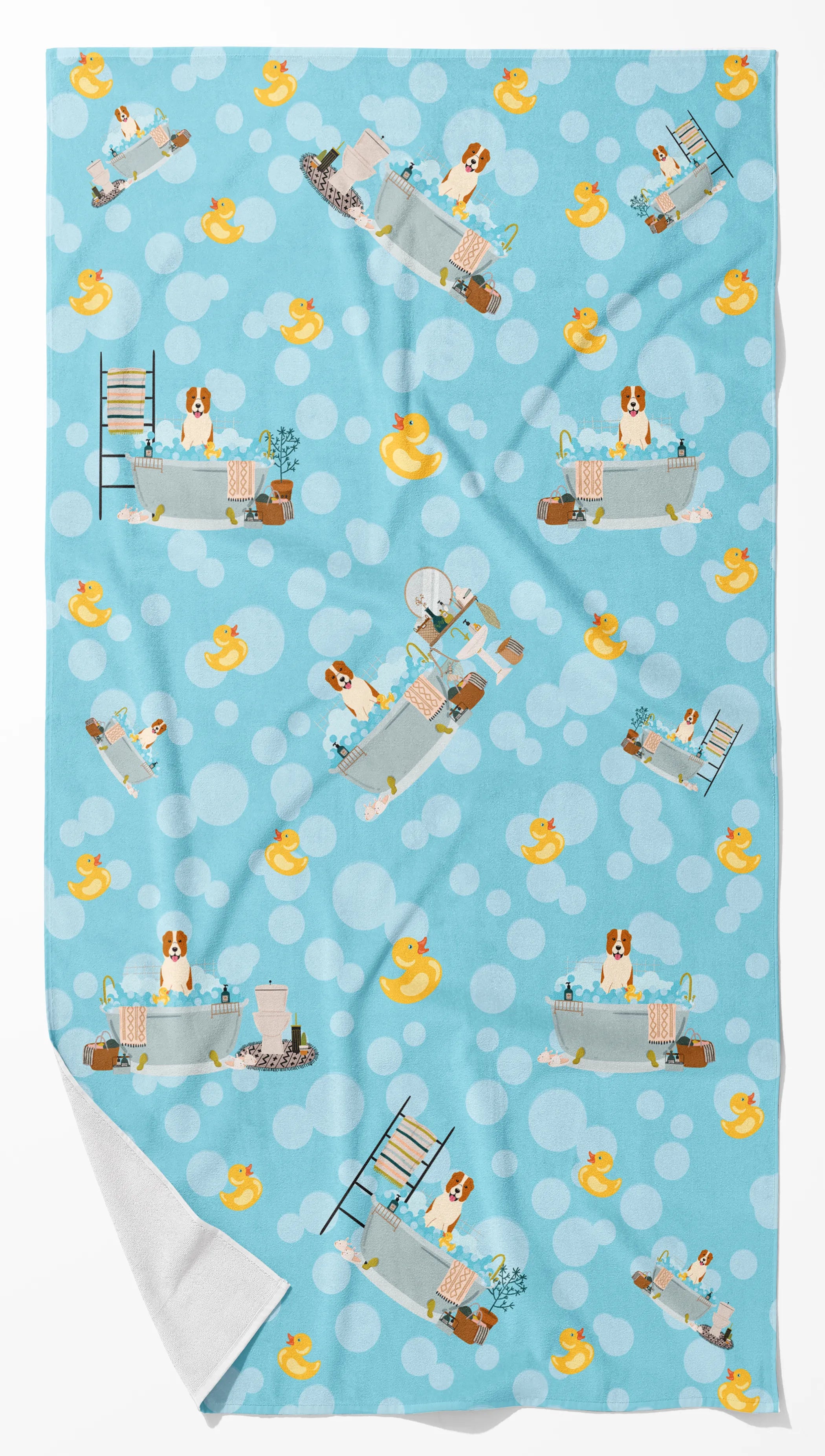 Rubadubdub Dogs Two Bath Towel Large - Pack Of: 1 | Collection name: Rubadubdub dogs two