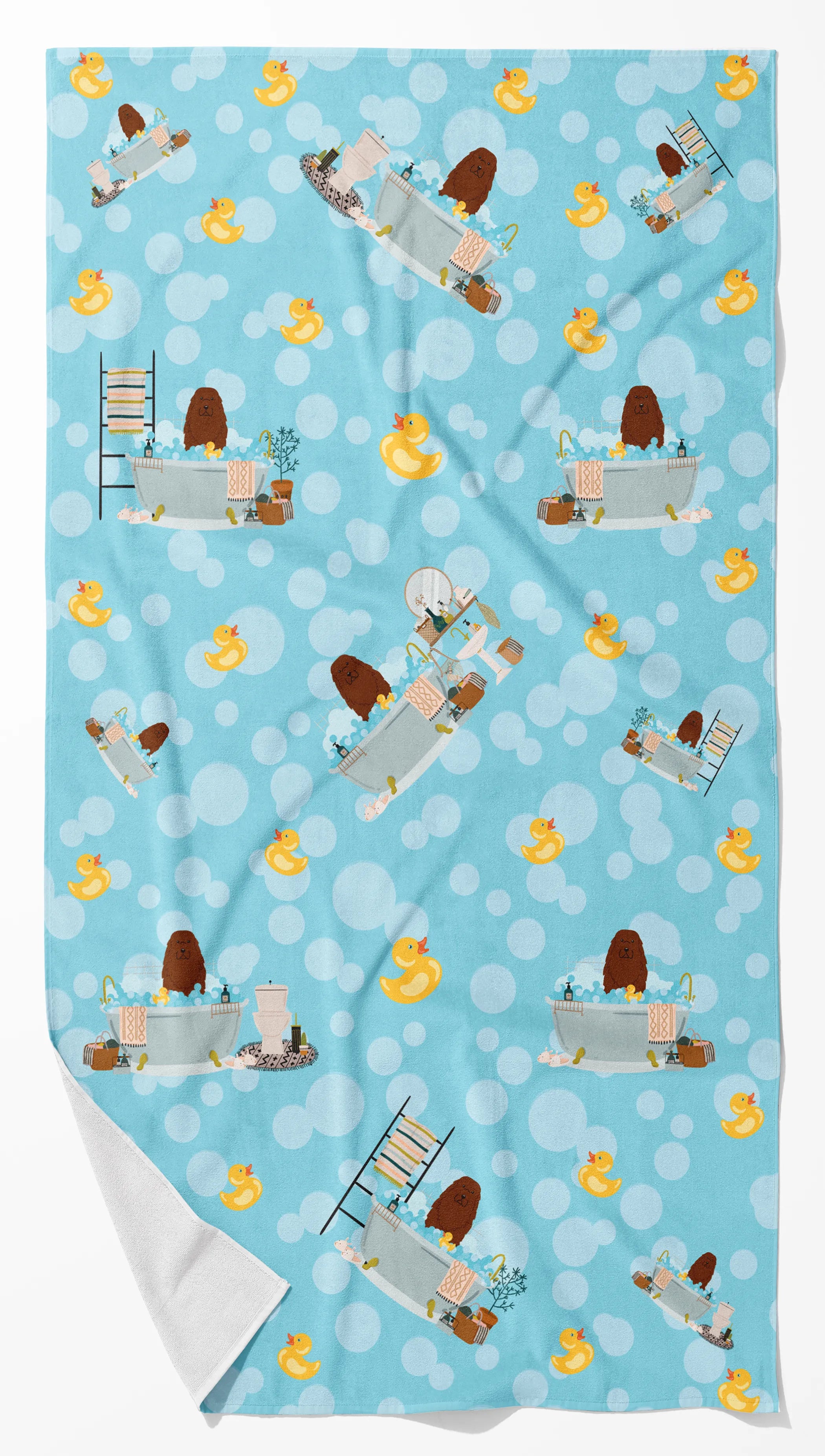Rubadubdub Dogs Two Bath Towel Large - Pack Of: 1 | Collection name: Rubadubdub dogs two