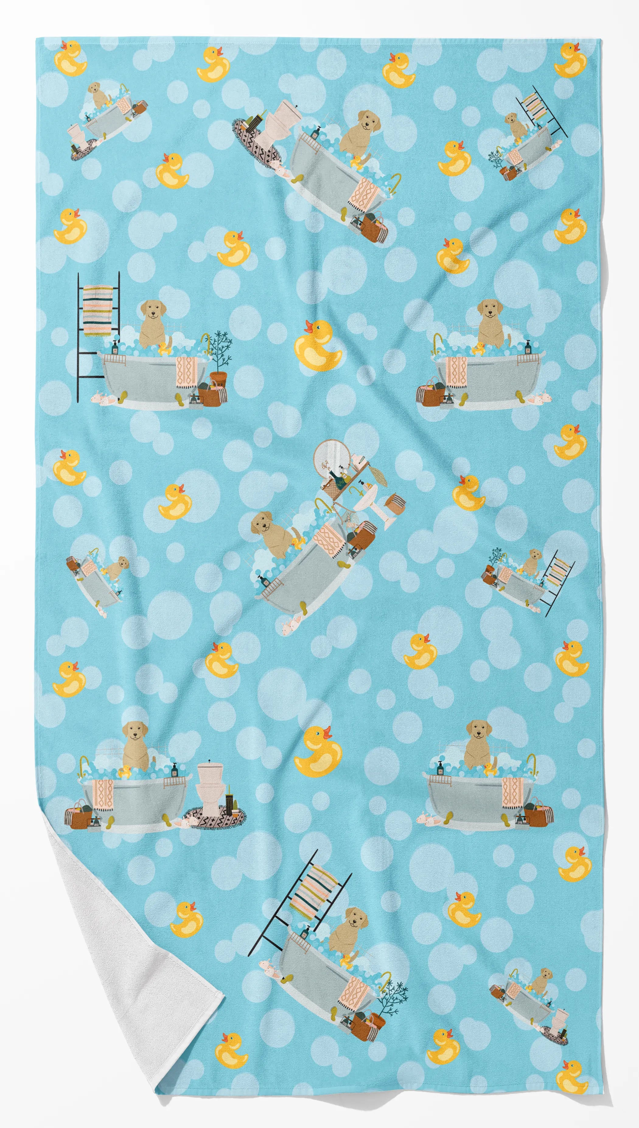 Rubadubdub Dogs Two Bath Towel Large - Pack Of: 1 | Collection name: Rubadubdub dogs two