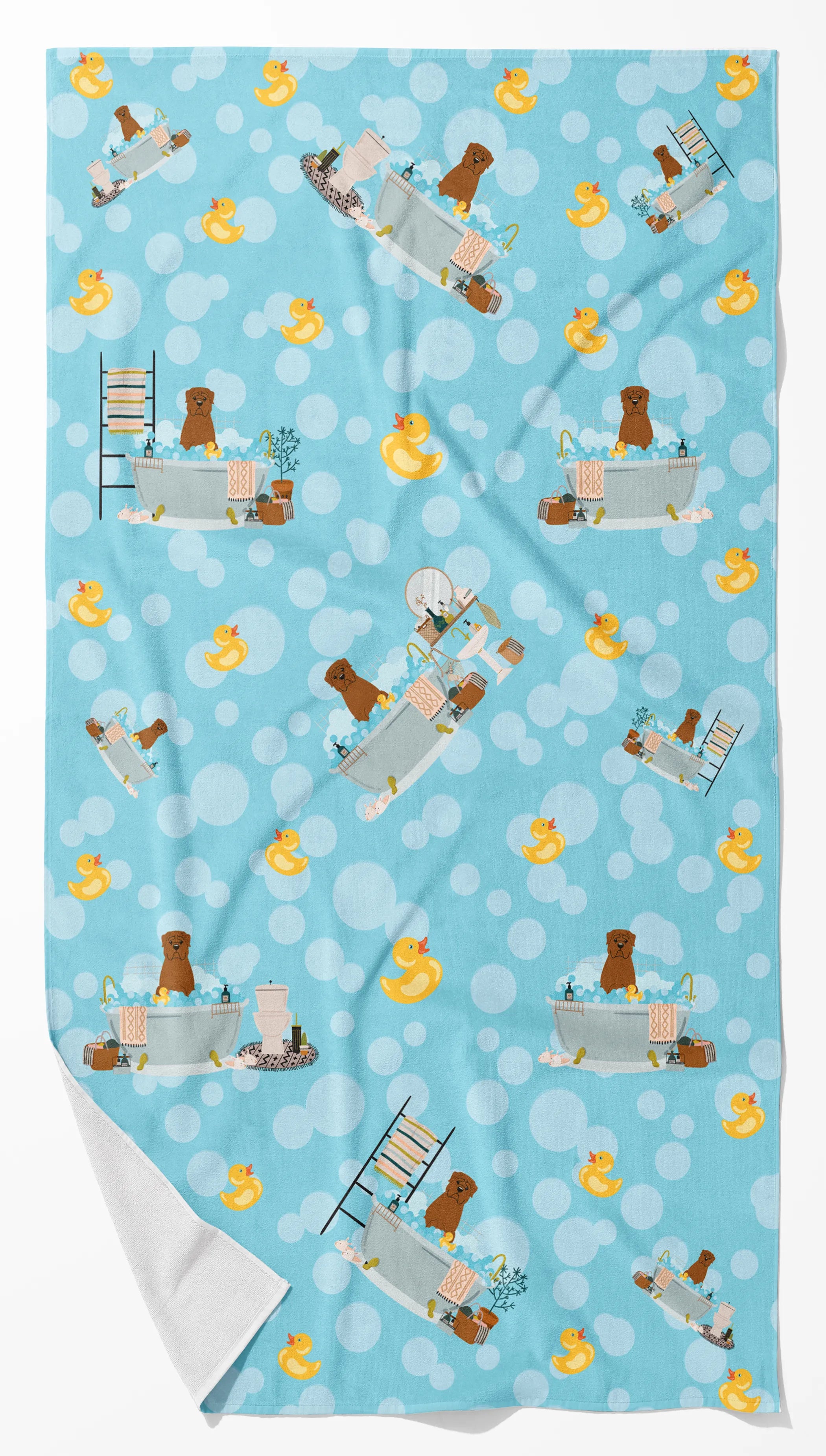 Rubadubdub Dogs Two Bath Towel Large - Pack Of: 1 | Collection name: Rubadubdub dogs two