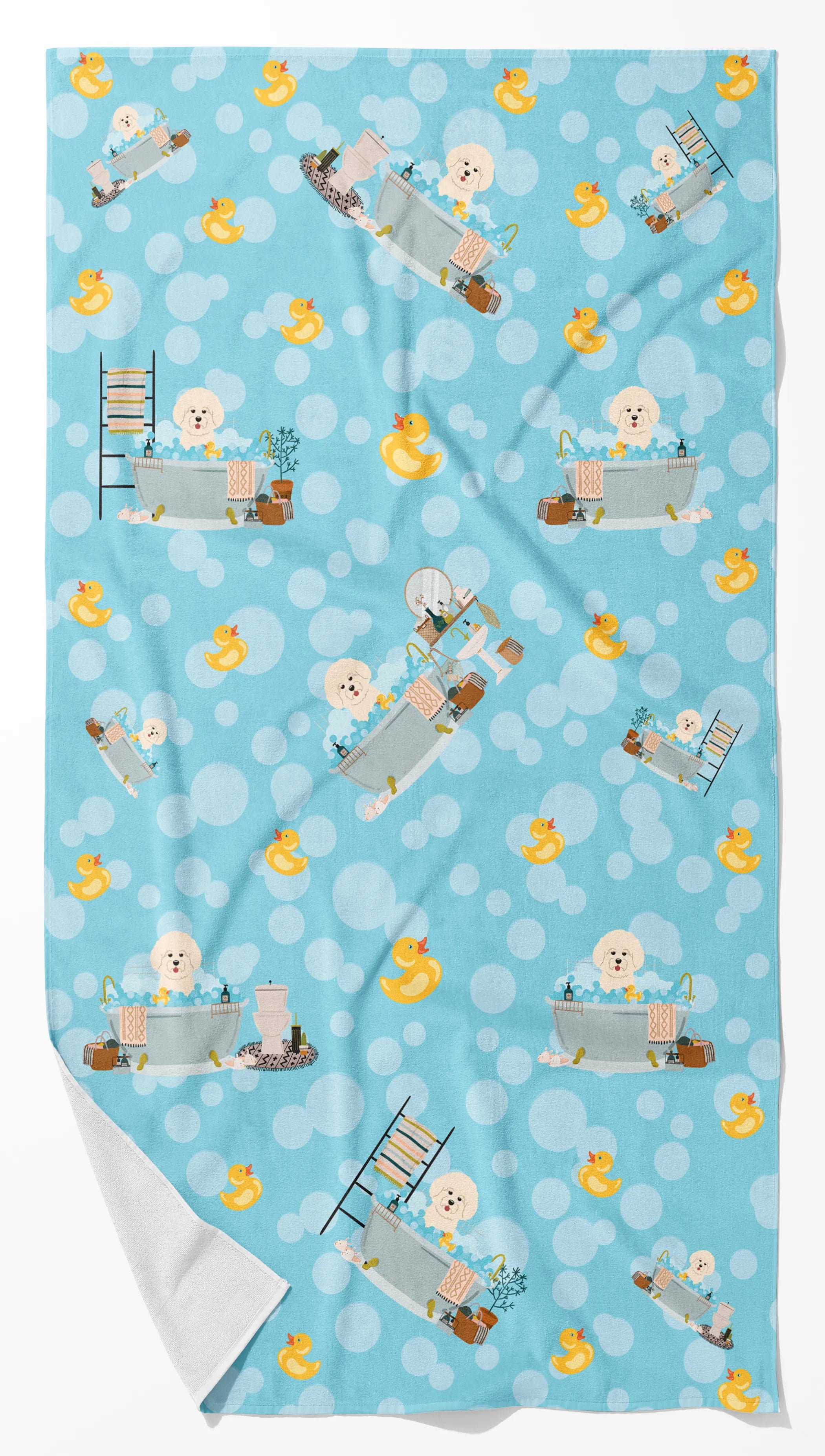 Rubadubdub Dogs Two Bath Towel Large - Pack Of: 1 | Collection name: Rubadubdub dogs two