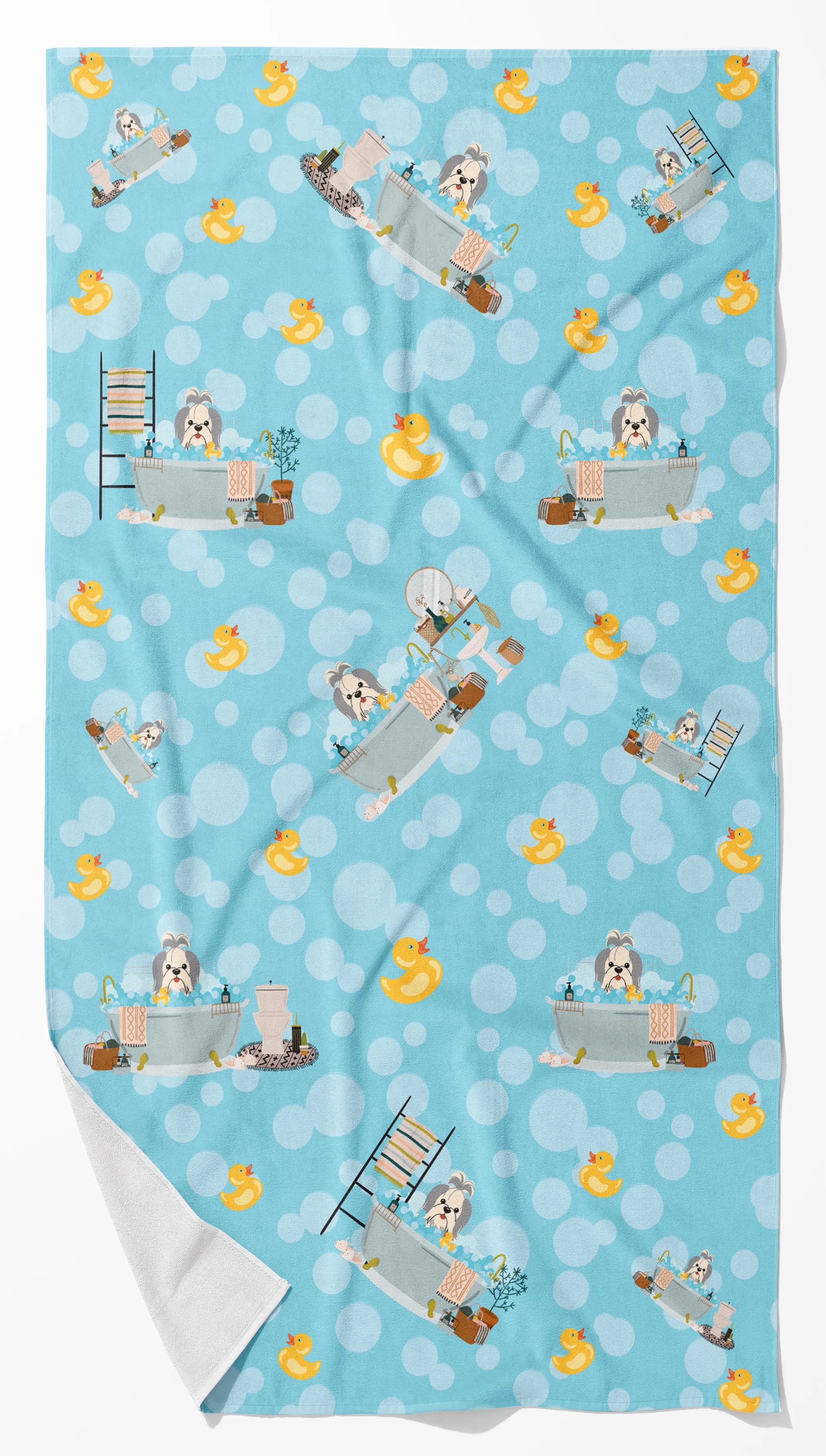 Rubadubdub Dogs Two Bath Towel Large - Pack Of: 1 | Collection name: Rubadubdub dogs two