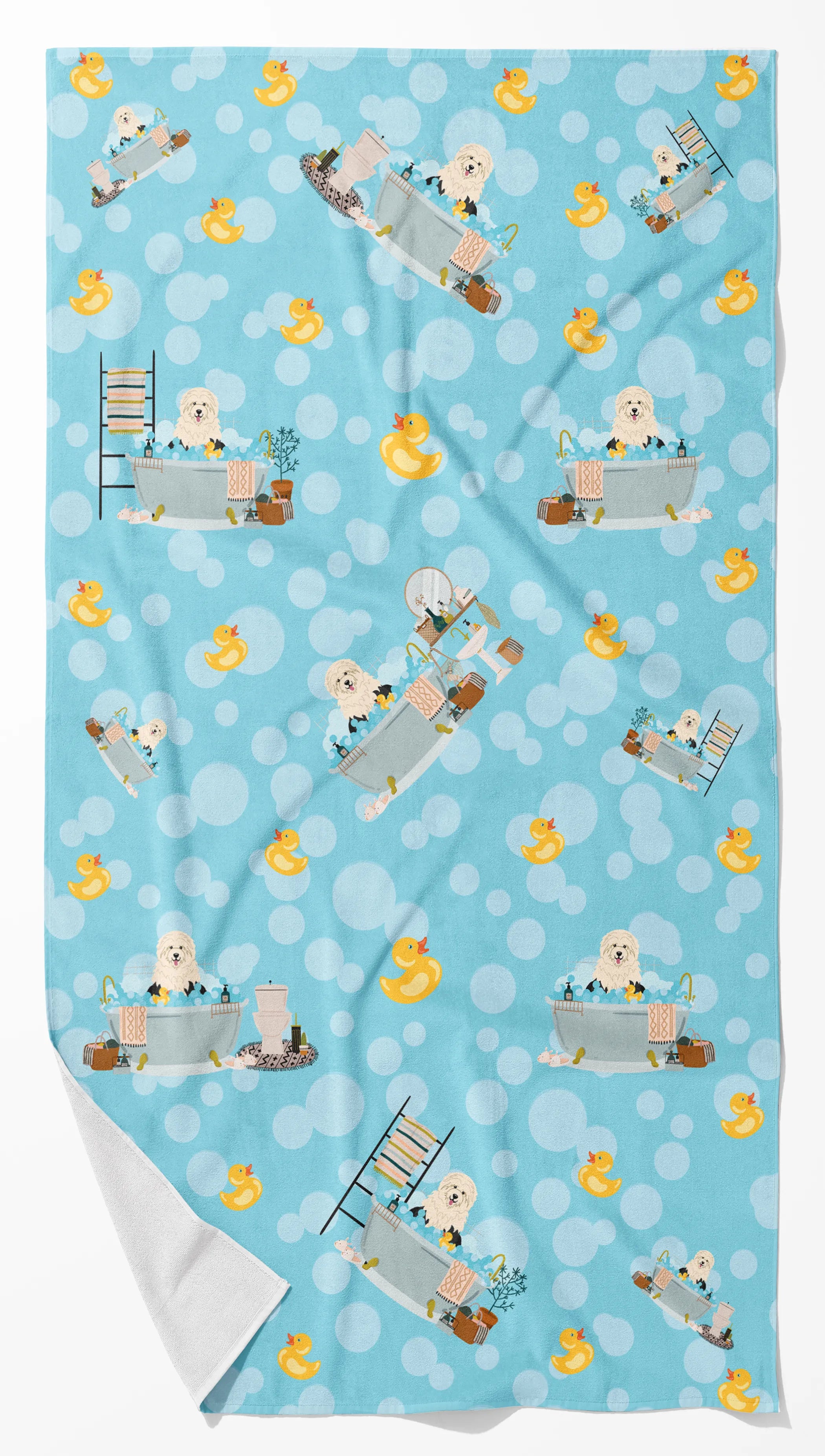 Rubadubdub Dogs Two Bath Towel Large - Pack Of: 1 | Collection name: Rubadubdub dogs two