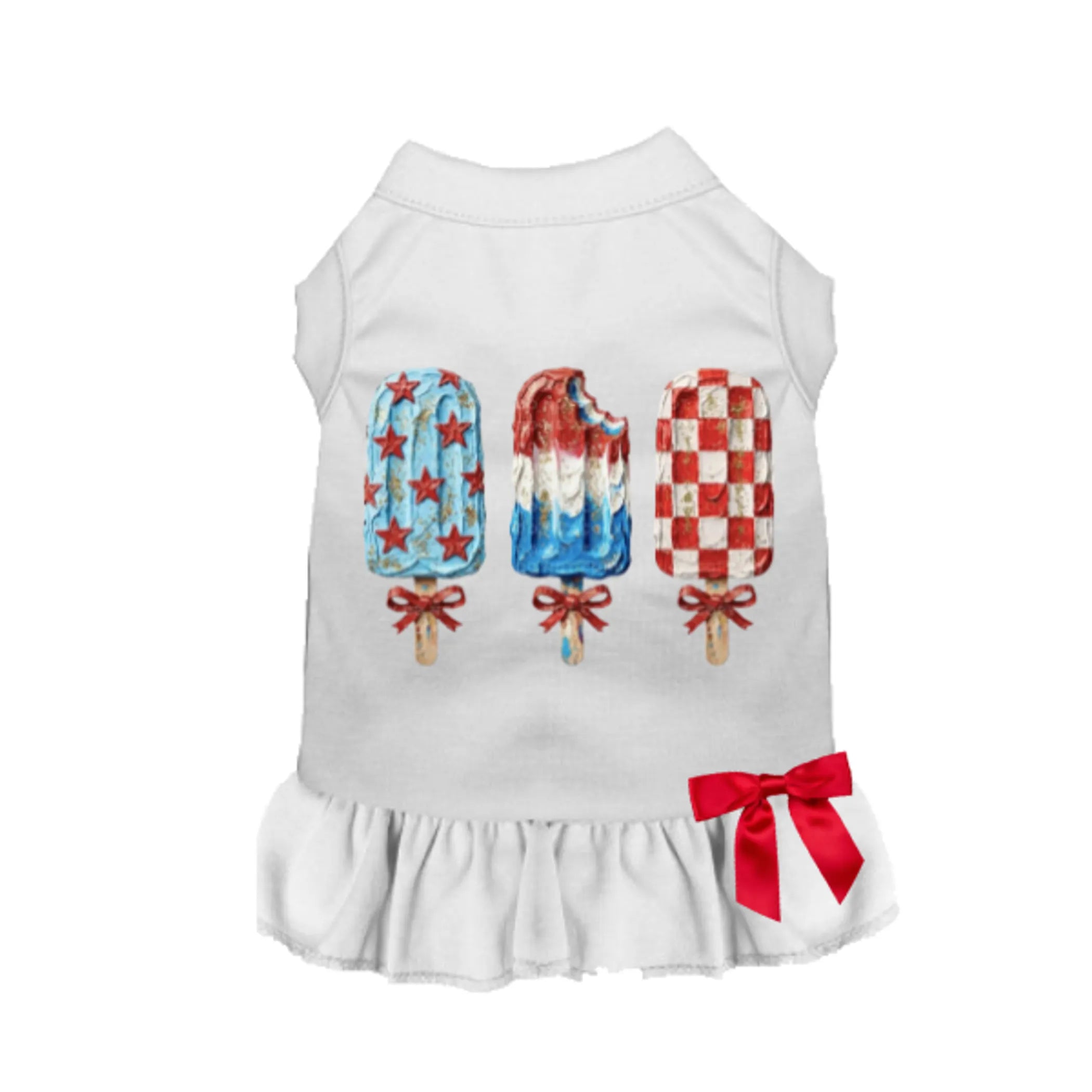 The Star-Spangled Sweet Treat Dog Dress