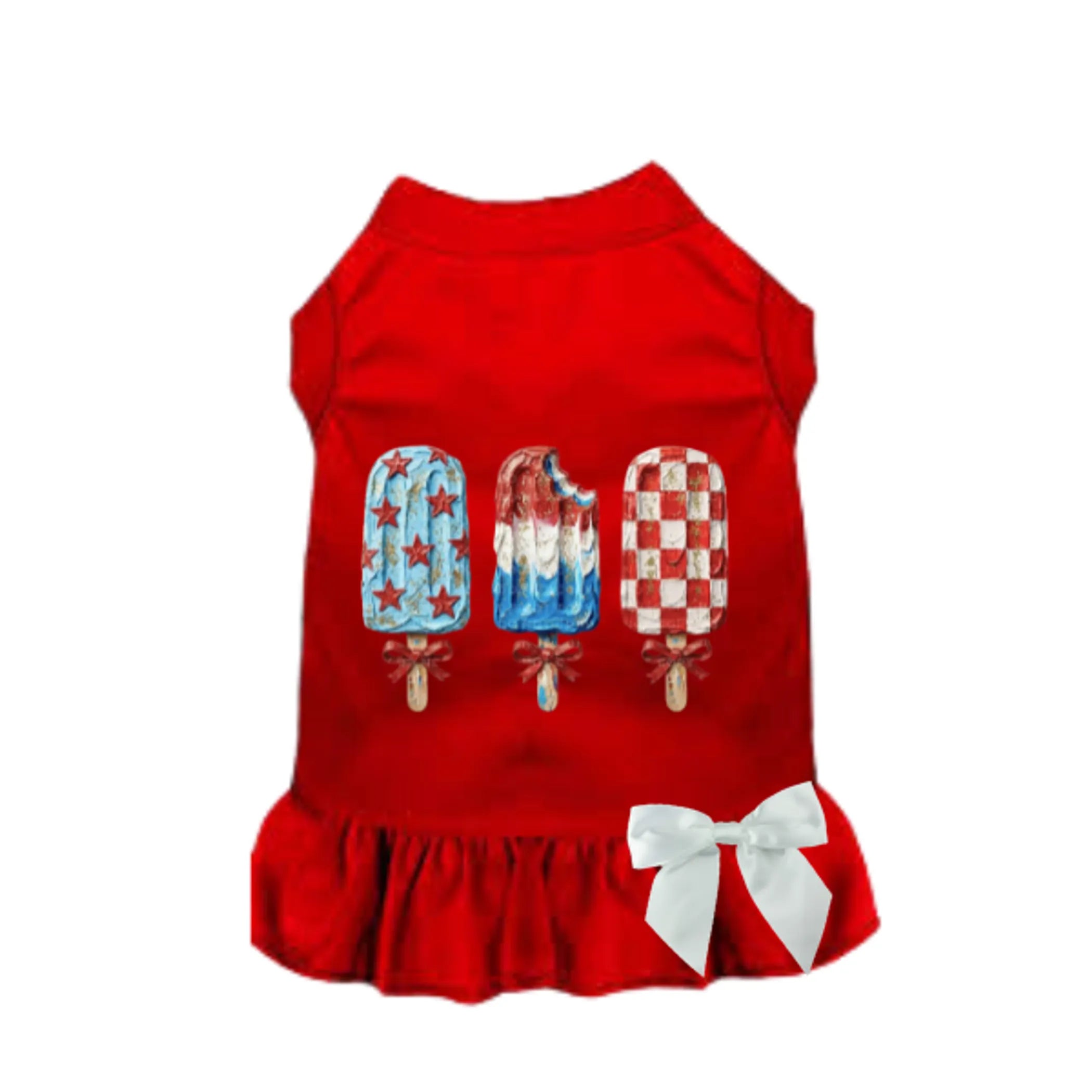The Star-Spangled Sweet Treat Dog Dress