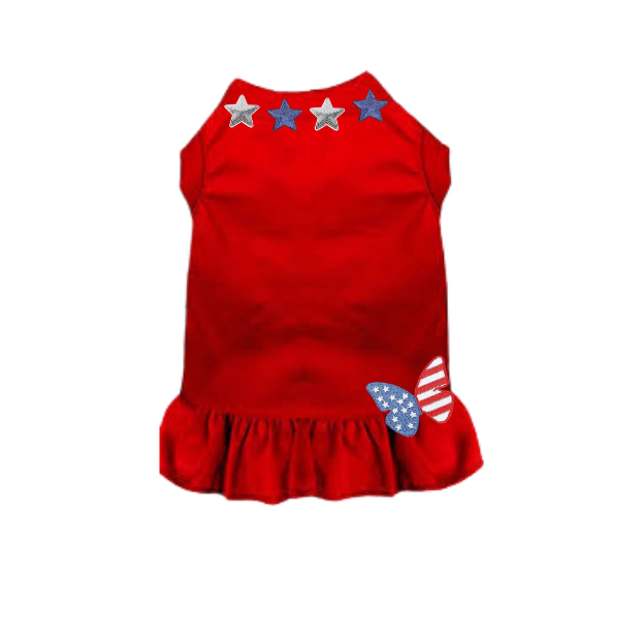 The Star-Spangled Sweetheart Dog Dress