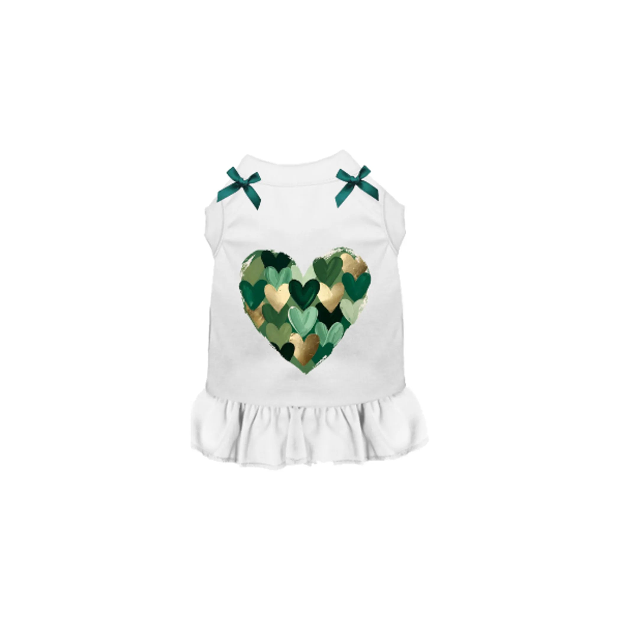 Ivory Mosaic Heart Dress
