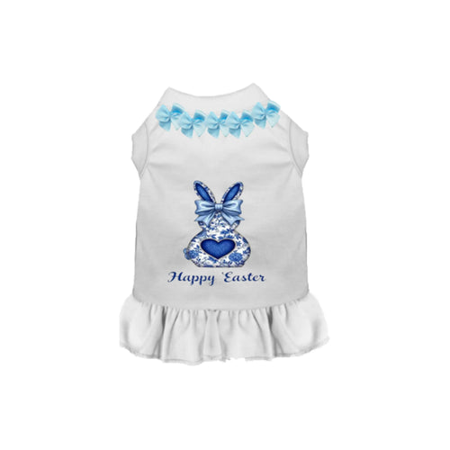Blue Chinoiserie Easter Dress