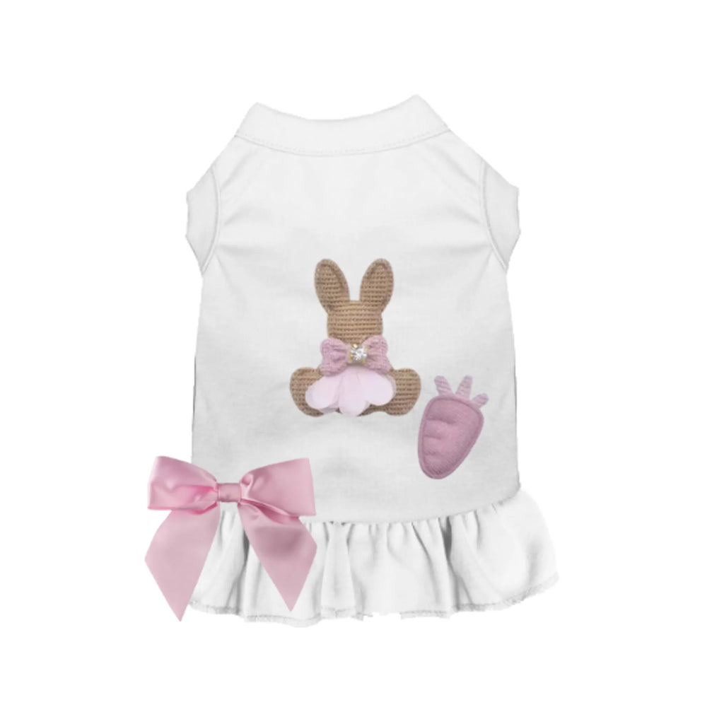 Pastel Bunny & Carrot Garden Dress