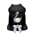 Royal Swan Jeweled Dog Dress