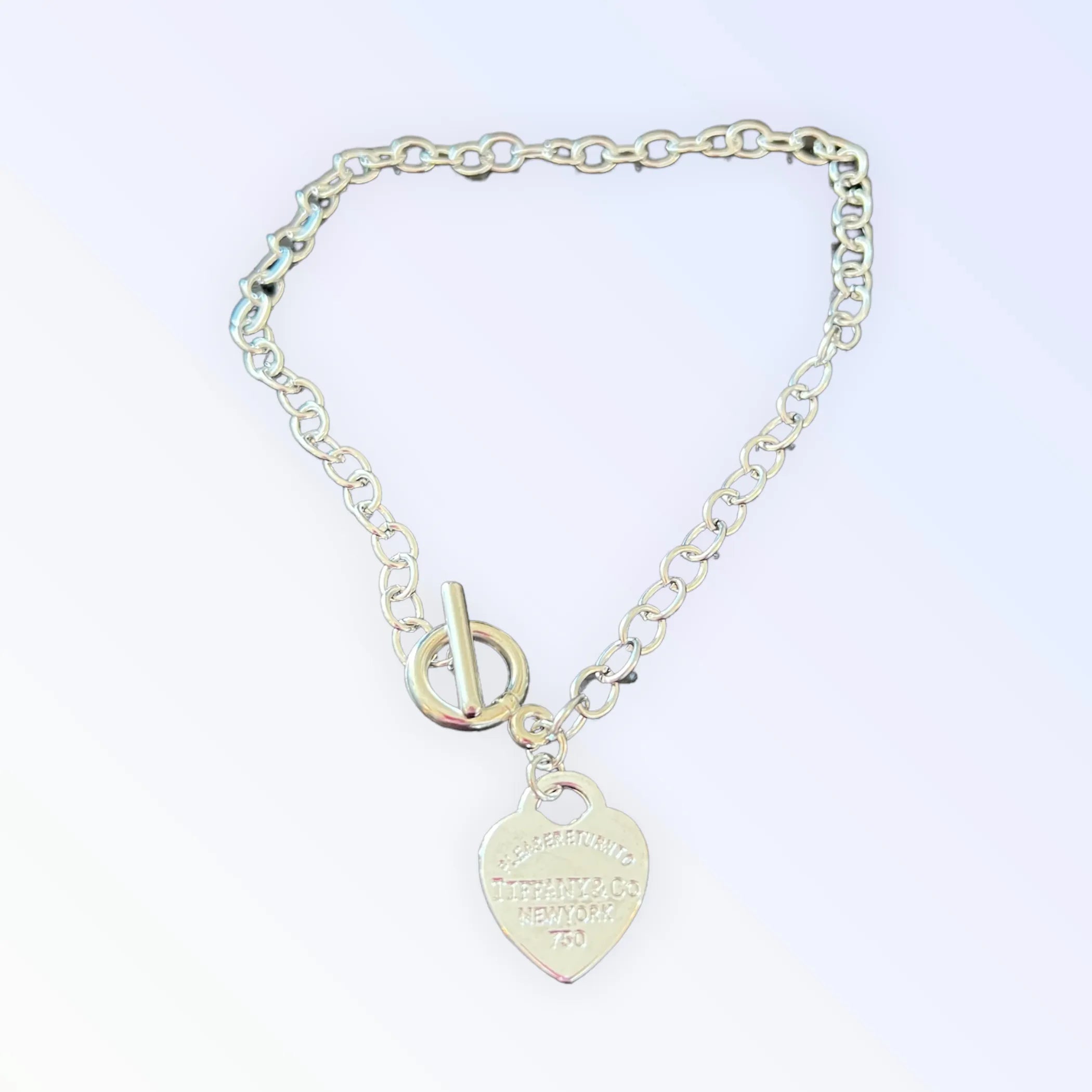 Return To Sniffany Heart Charm Necklace