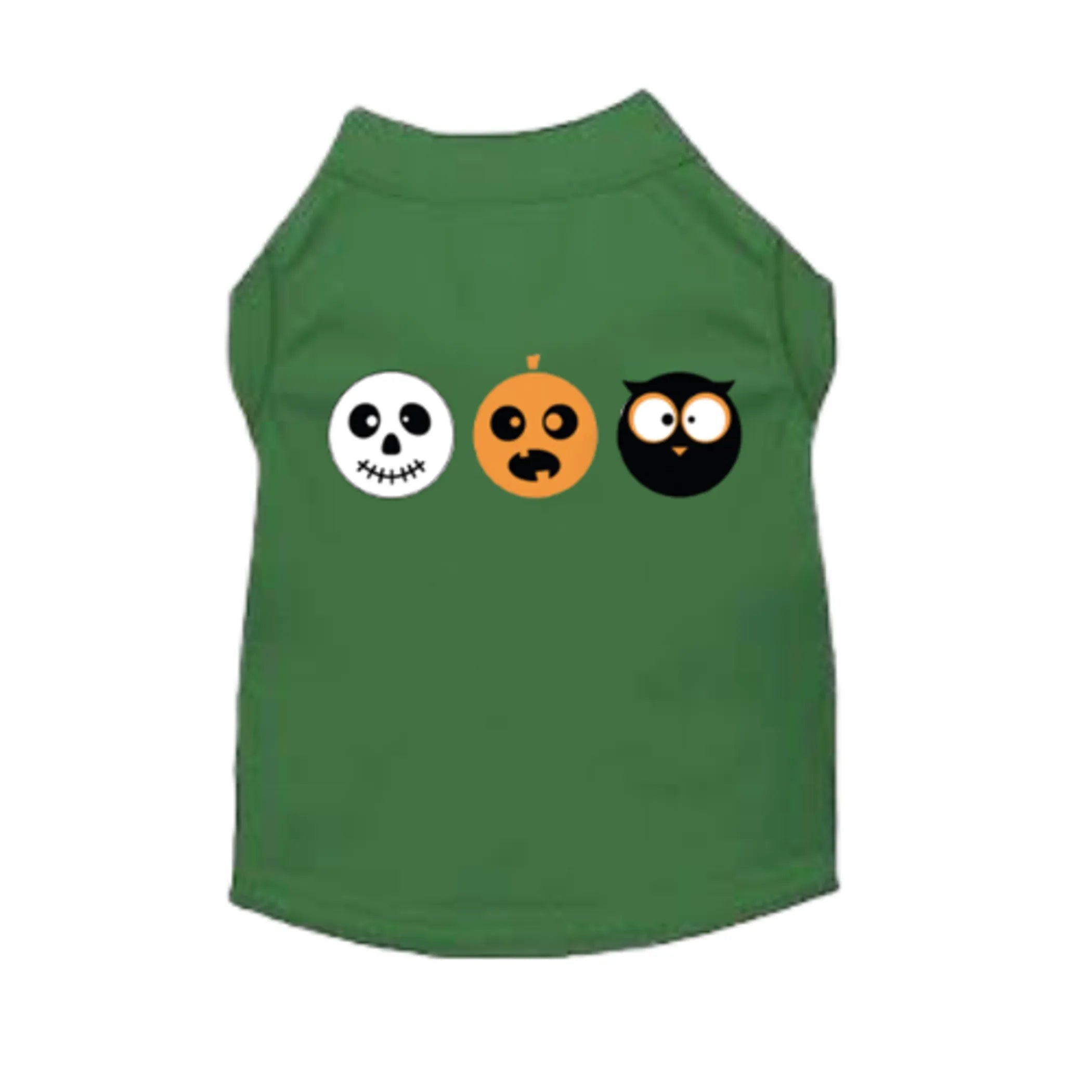 Boo Crew Faces Graphic Dog Tee