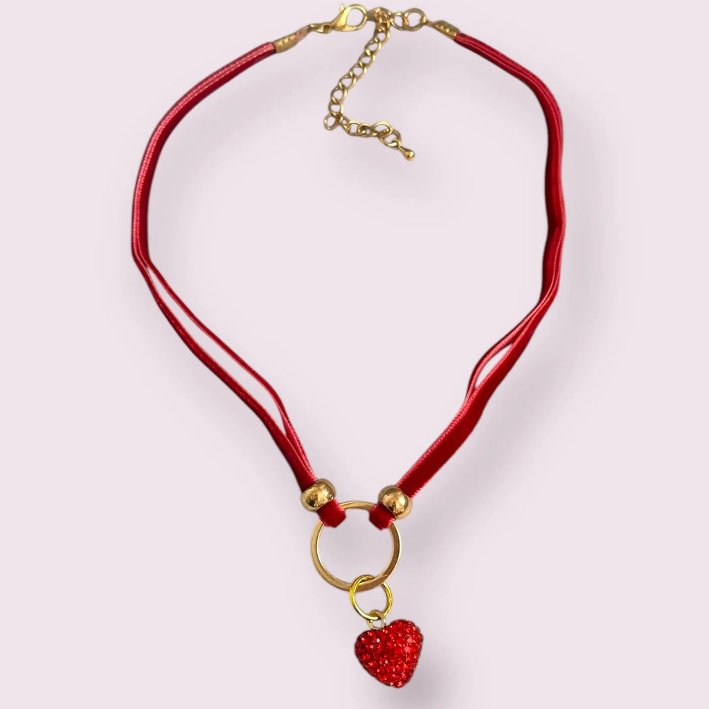 My Sweet Petite Luxury Velvet Rope Dog Collar Necklace