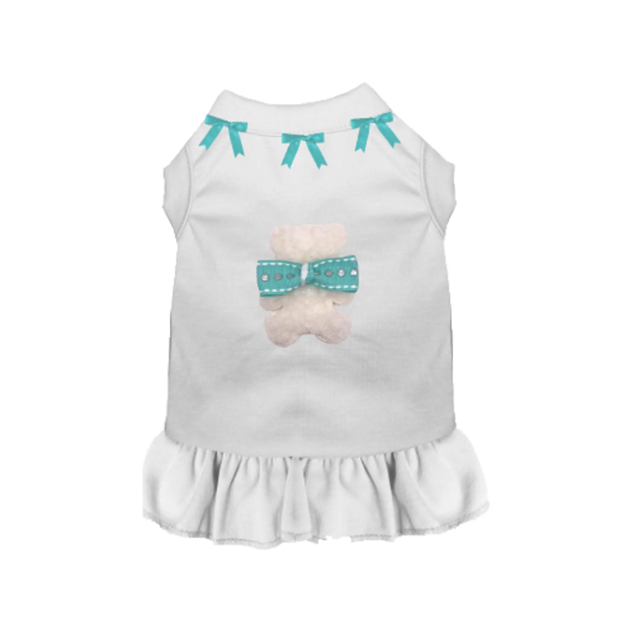 Sniffany Cuddle Bear Bow Dress