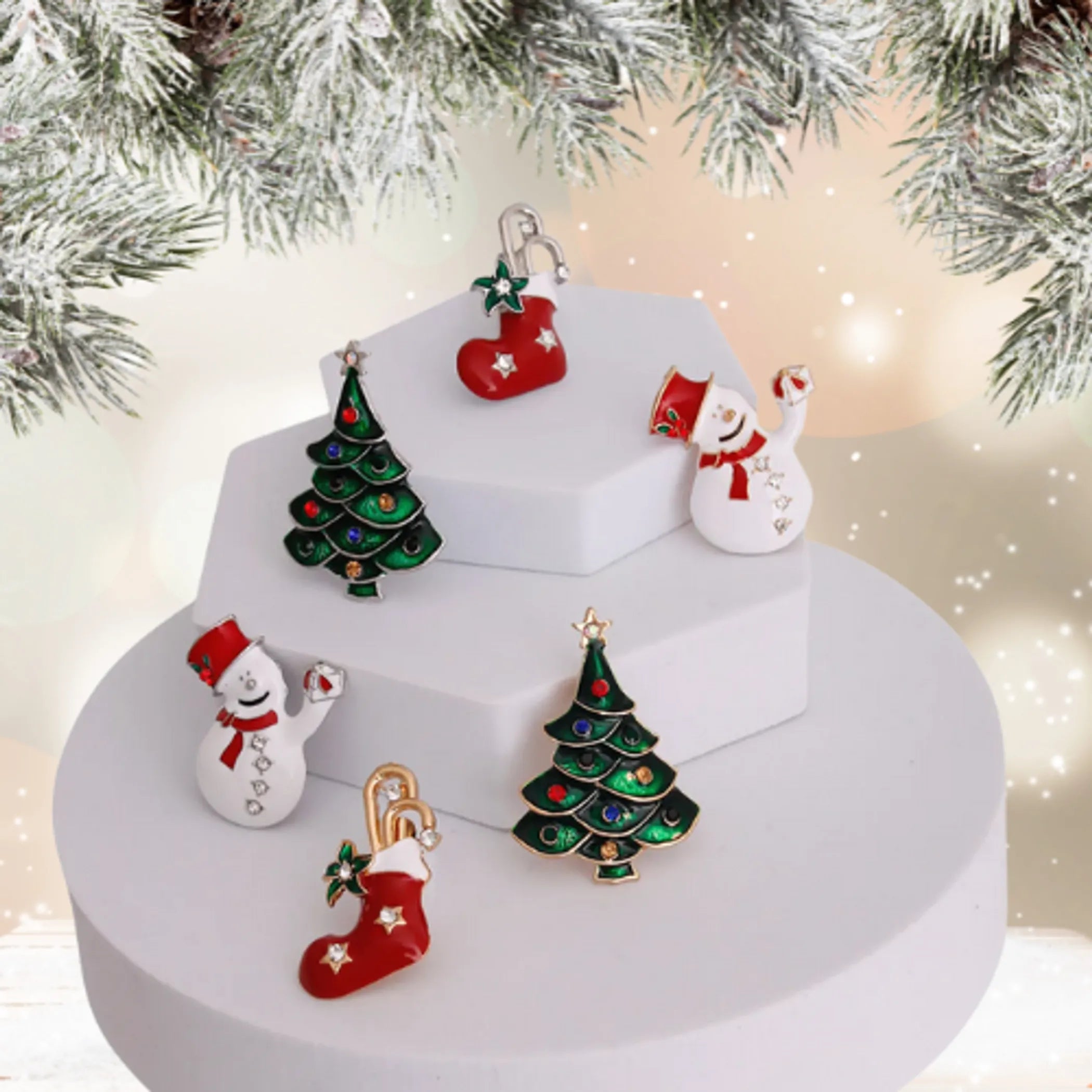 Holiday Brooch Pins