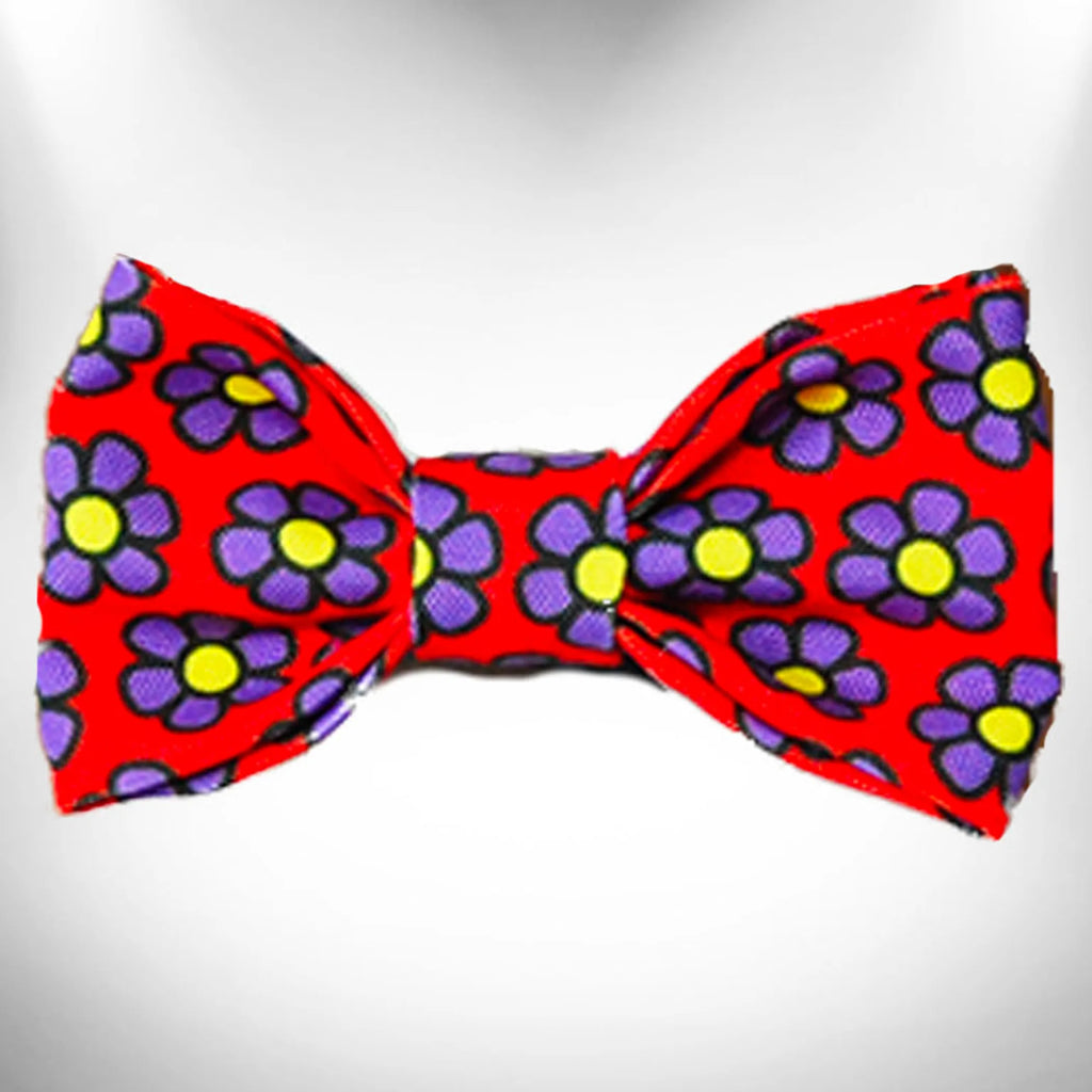 Daisies Doggie Bow Tie