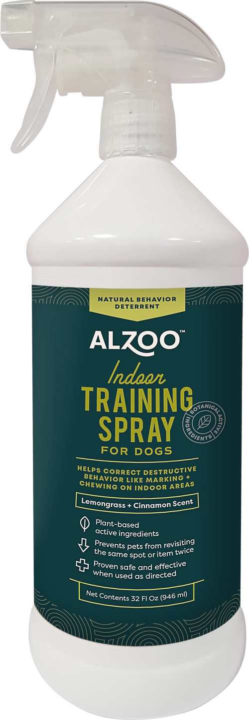 ALZOO Plant-Based Dog/Cat Indoor Training Spray, 32oz
