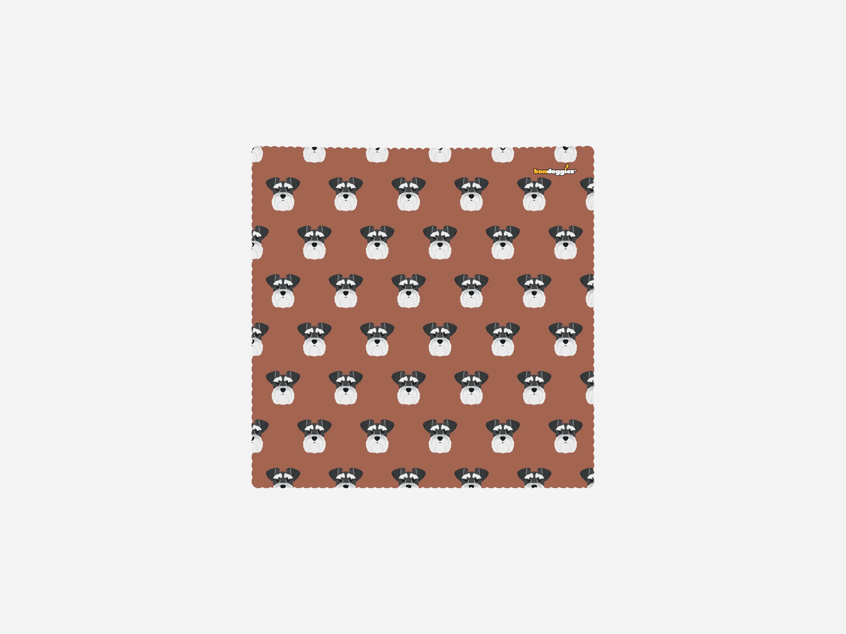 Schnauzer Microfiber Cleaning Cloth