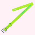 "Not Chunky Just Fluffy" Lime Green Silicone Collar