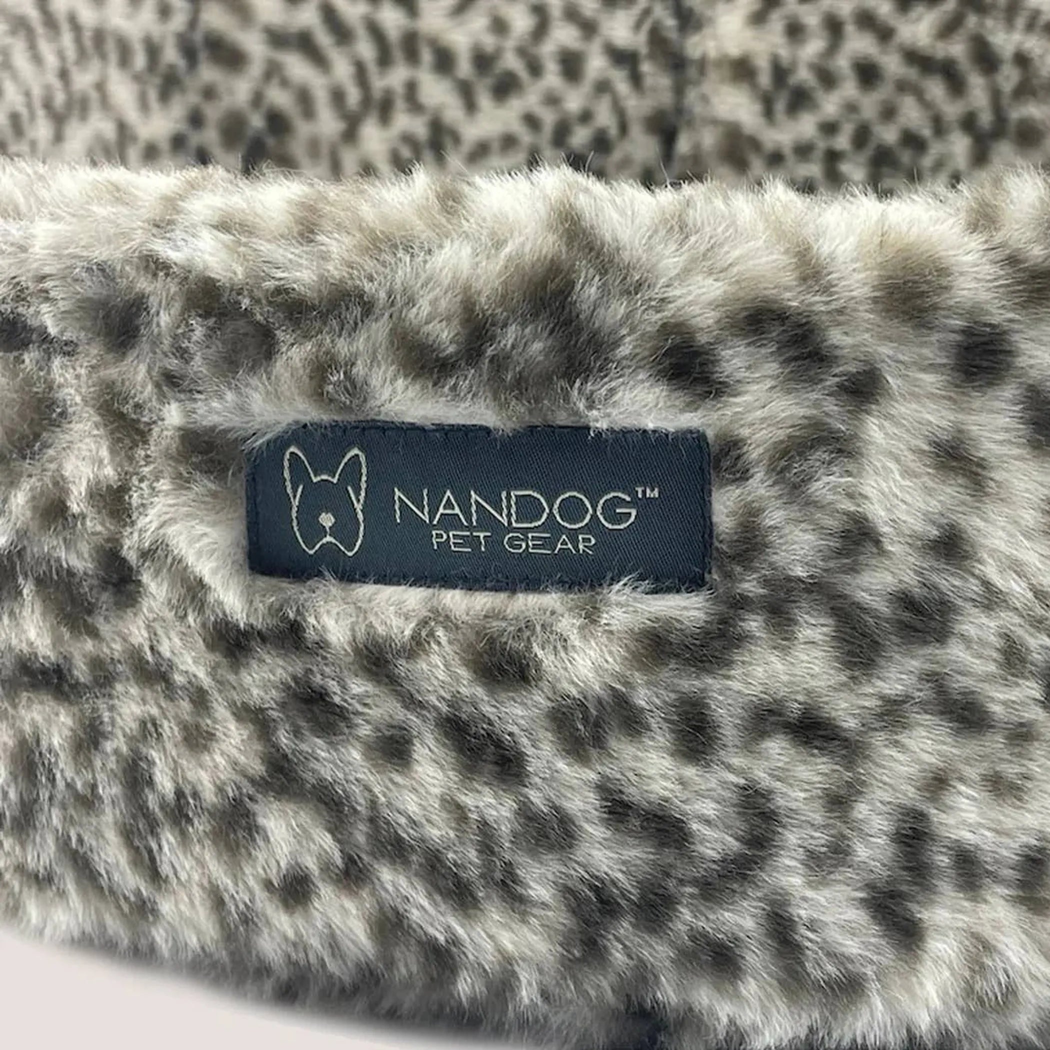 NANDOG Crown Bed Leopard Small Print