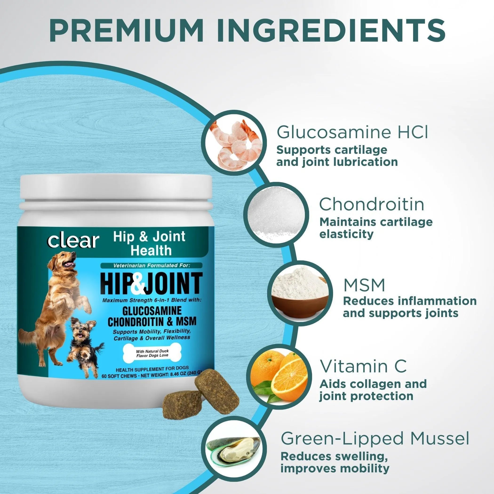 Clear Hip & Joint Health for Dogs