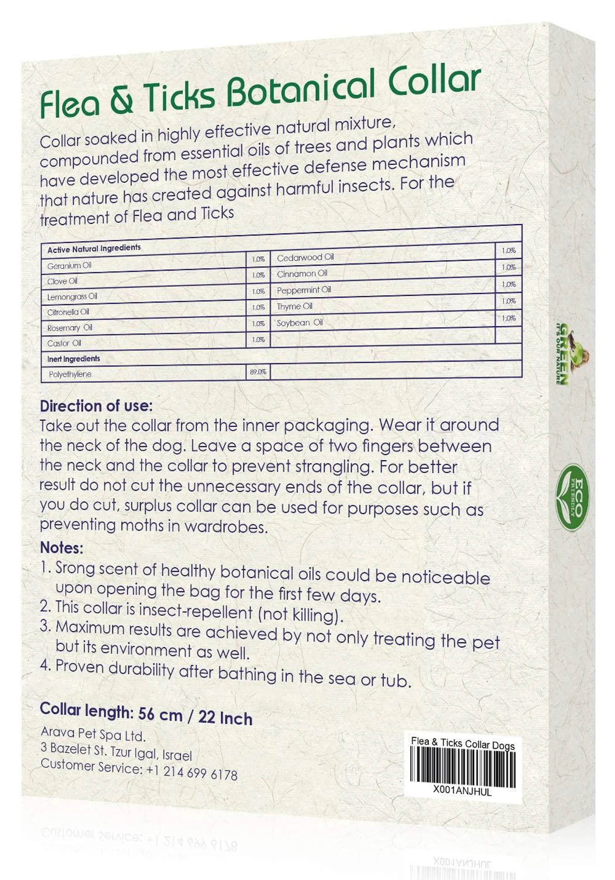 Flea & Tick Collar for Dogs & Puppies