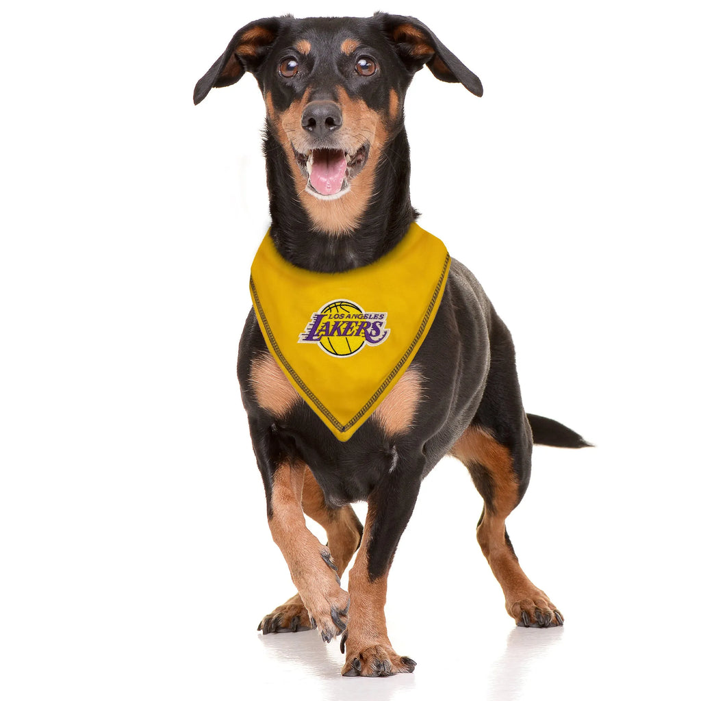 LA LAKERS TIE AROUND BANDANA