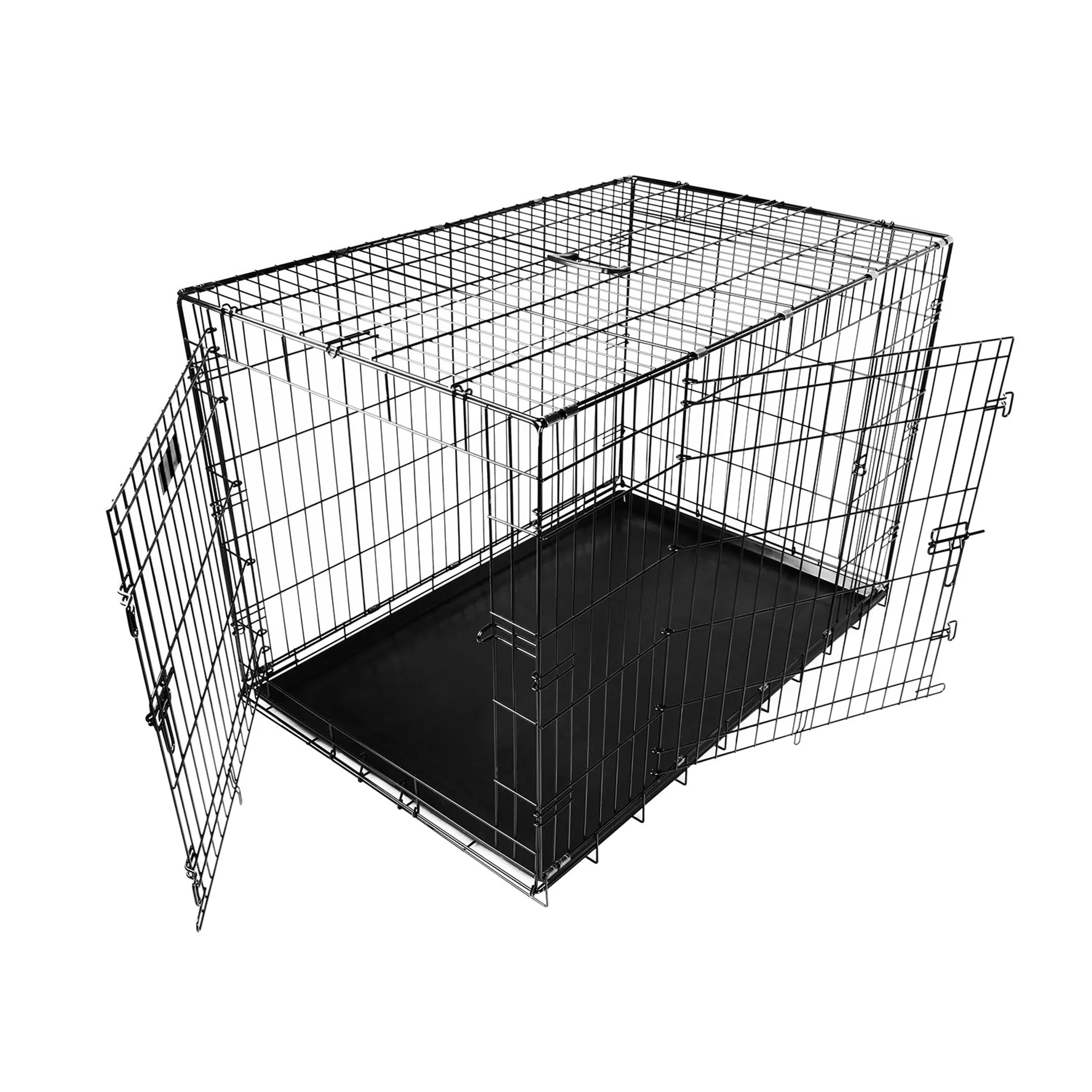 42inches Dogs Crate Folding Metal Pets Crates