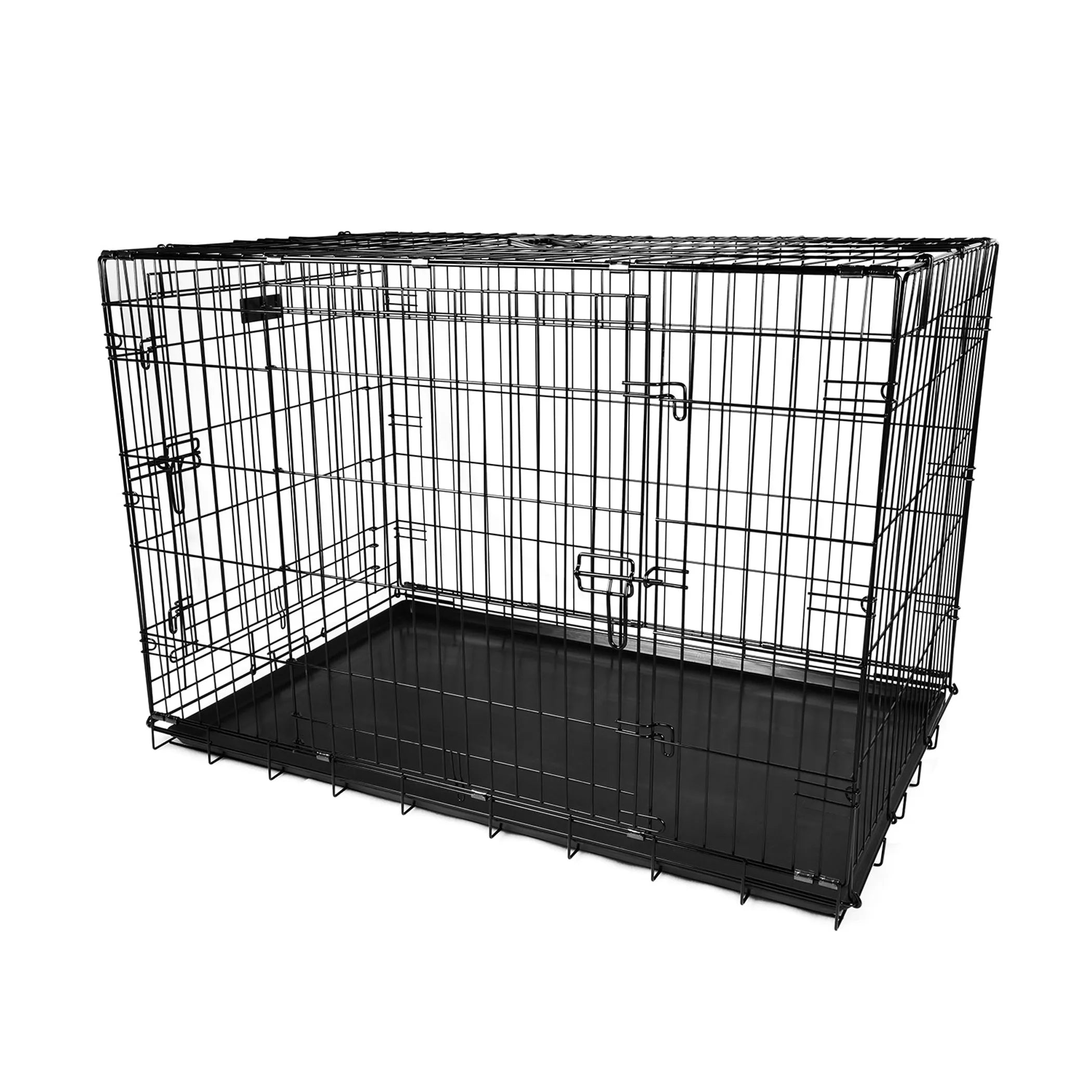 42inches Dogs Crate Folding Metal Pets Crates