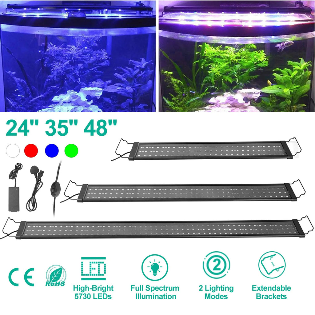 LED Aquarium Light Multi-Color Full Spectrum