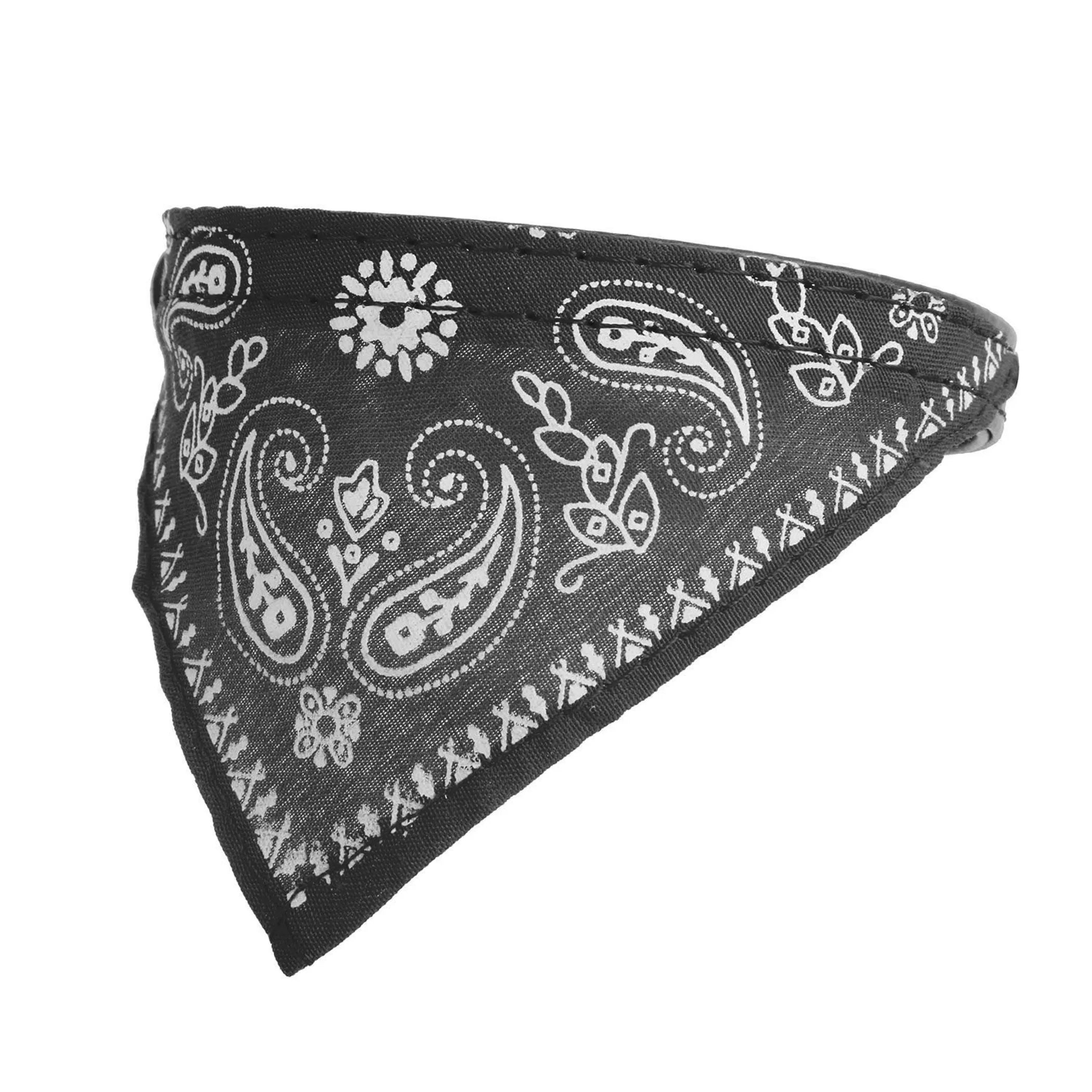 Adjustable Bandana Leather Pet