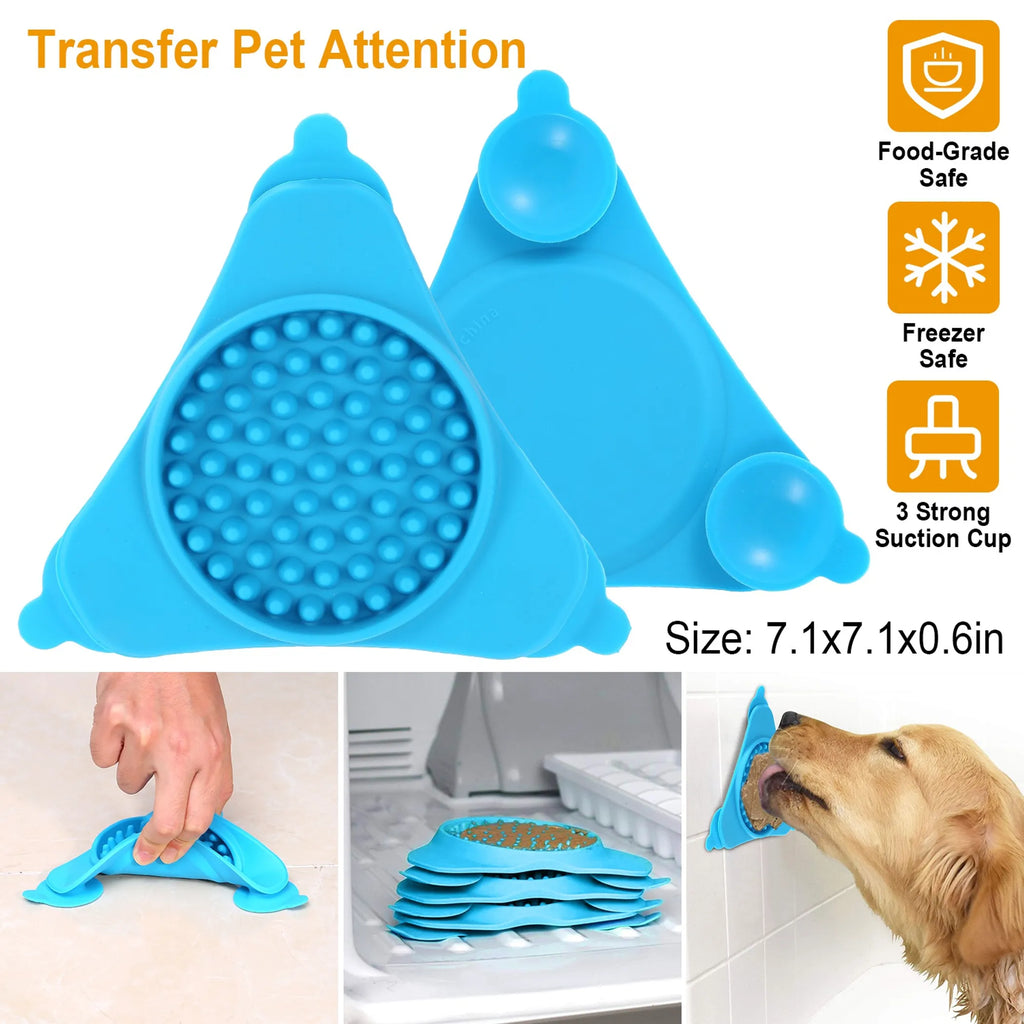 Dog Bath Lick Pad Pet Shower Distraction Mat