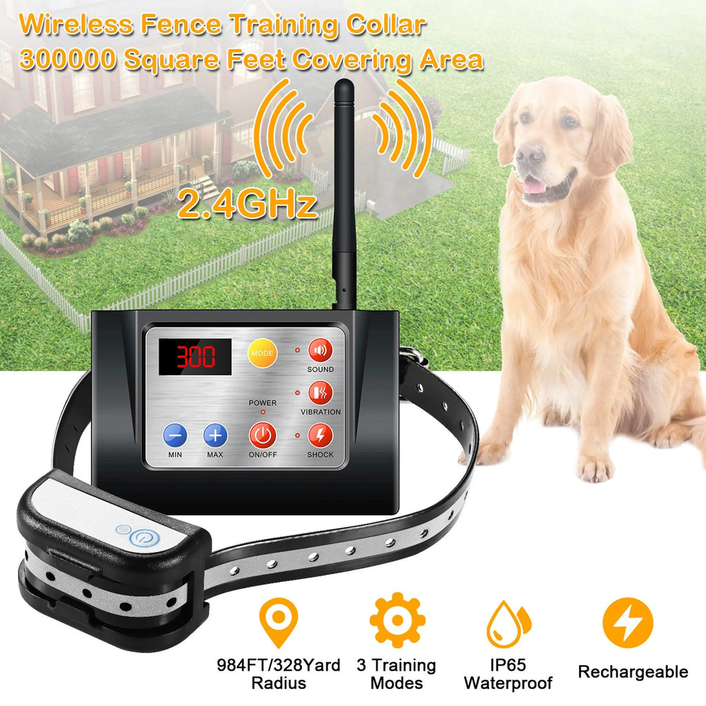 984FT/300M Radius Electric Dog Fence